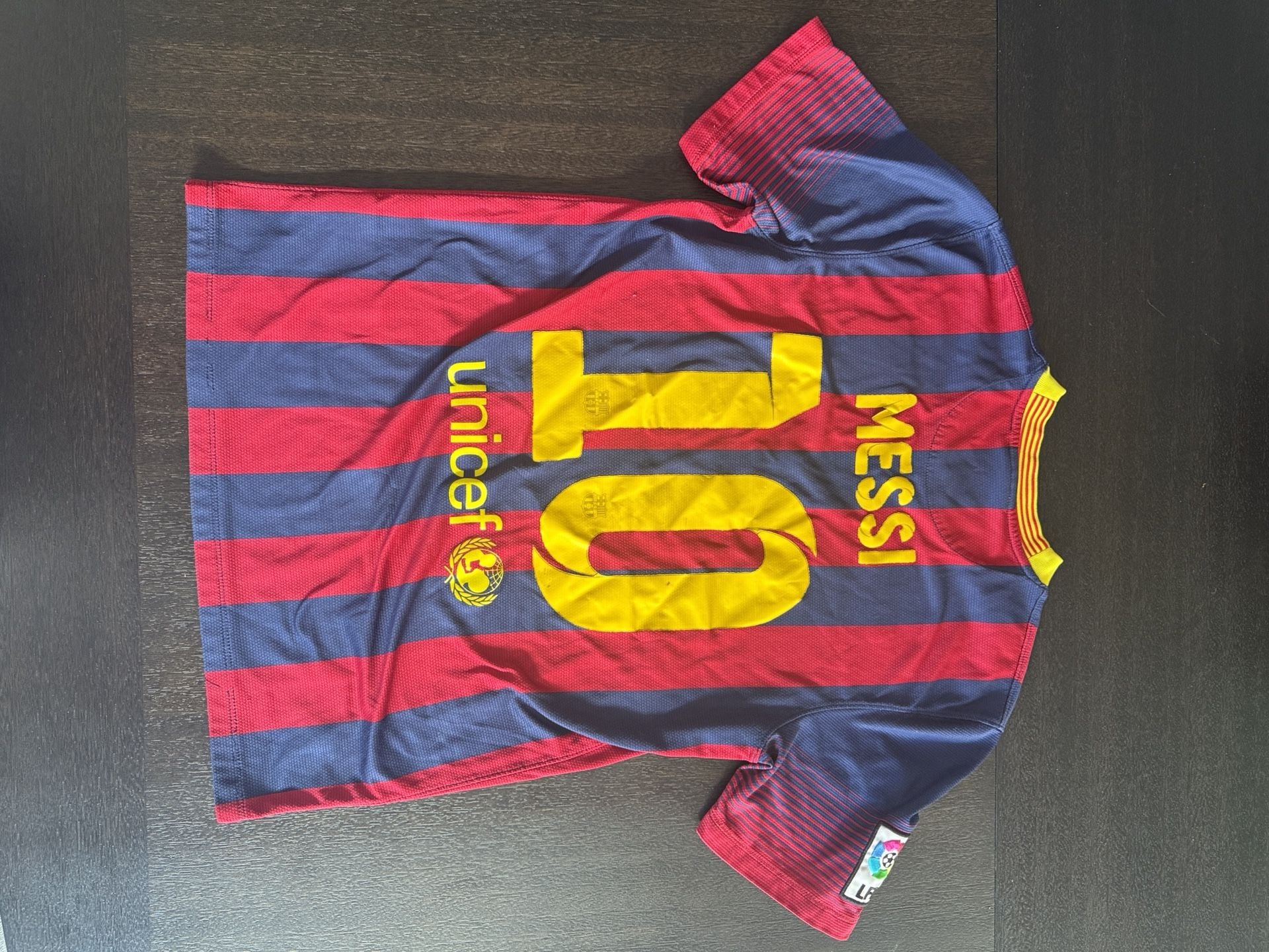Nike FC Barcelona Qatar Airways Soccer Jersey Messi #10 10