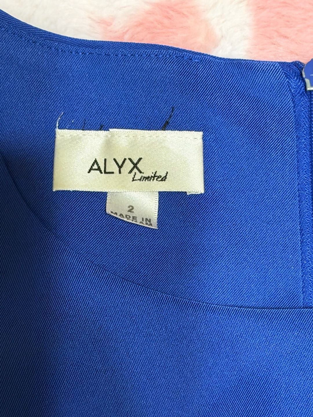 ALYX Limited Dress Size 2 Blue Sleeveless 4