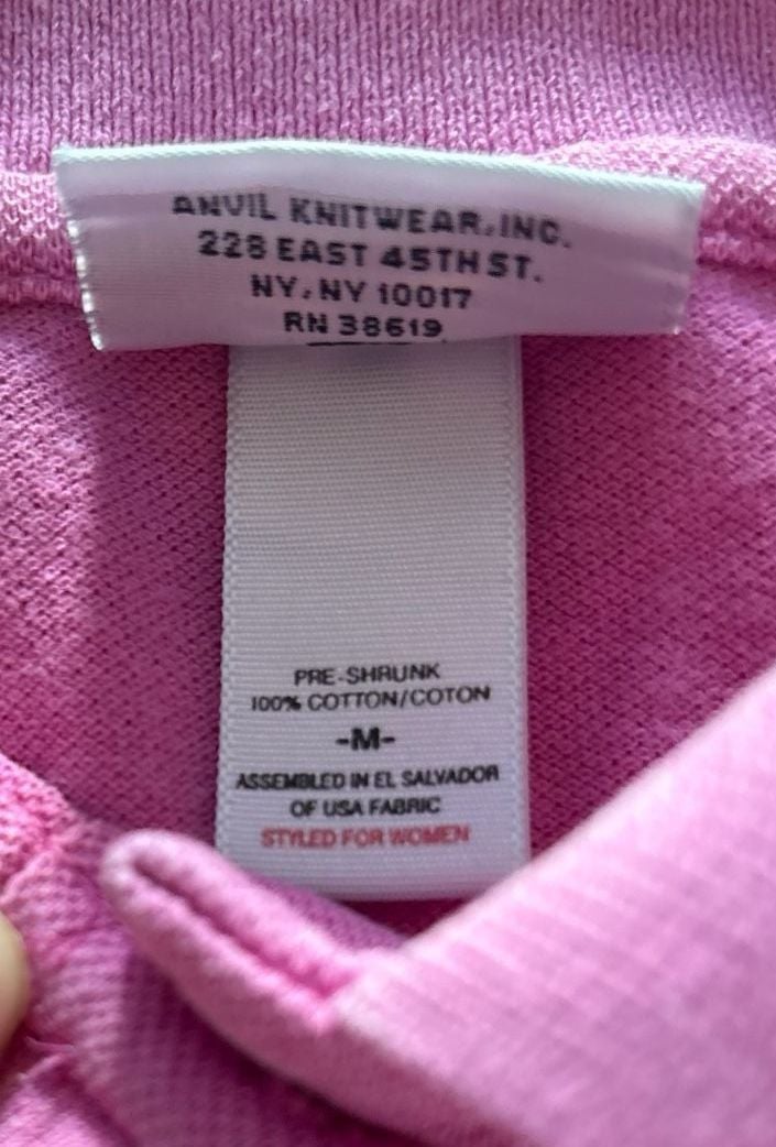 Cotton Deluxe Polo Shirt Pink Embroidered The Marbella 7
