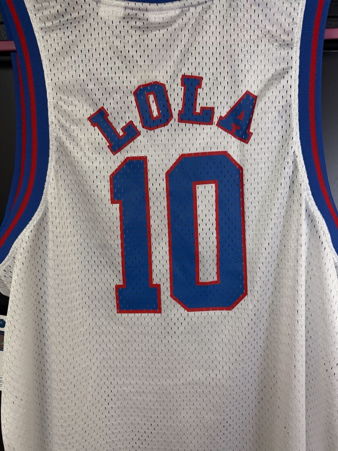 Champion Tune Squad Lola 10 Jersey Size L White G90 7