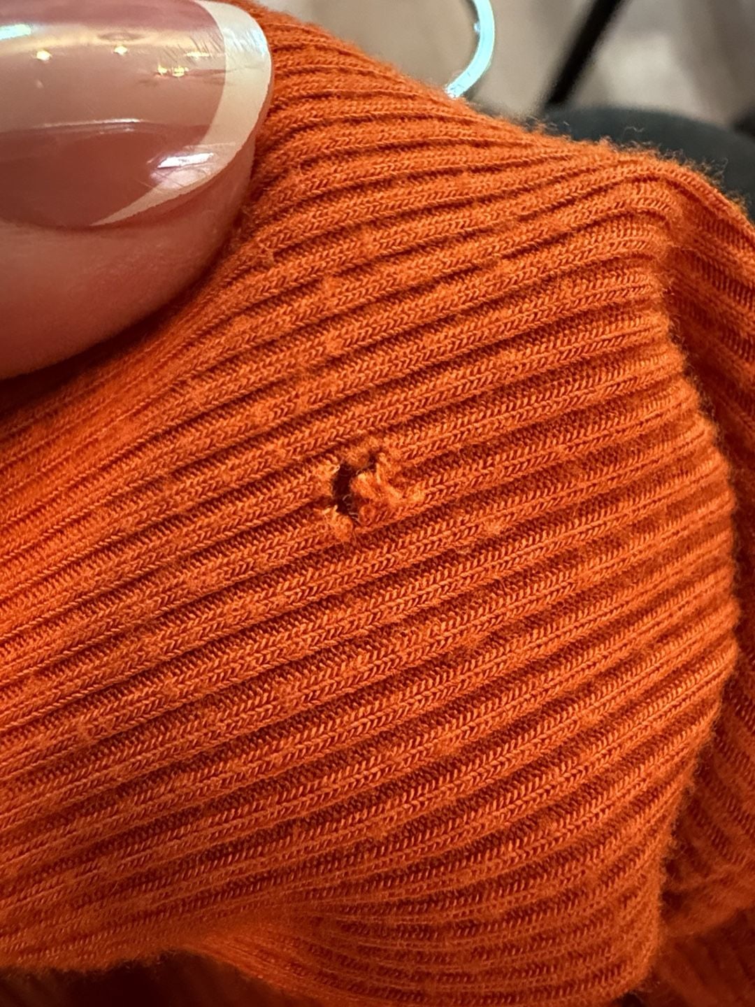 Monkee Rooz Sleeper Size 6-12M Orange Ribbed Zip Footie 4