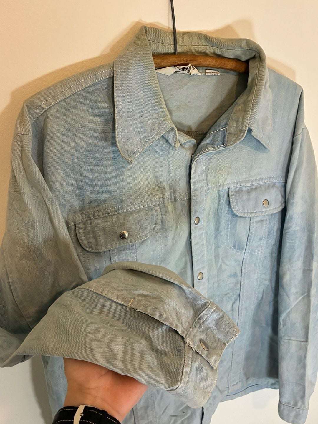 1970s Montgomery Ward Vintage Denim Shirt Jacket 3