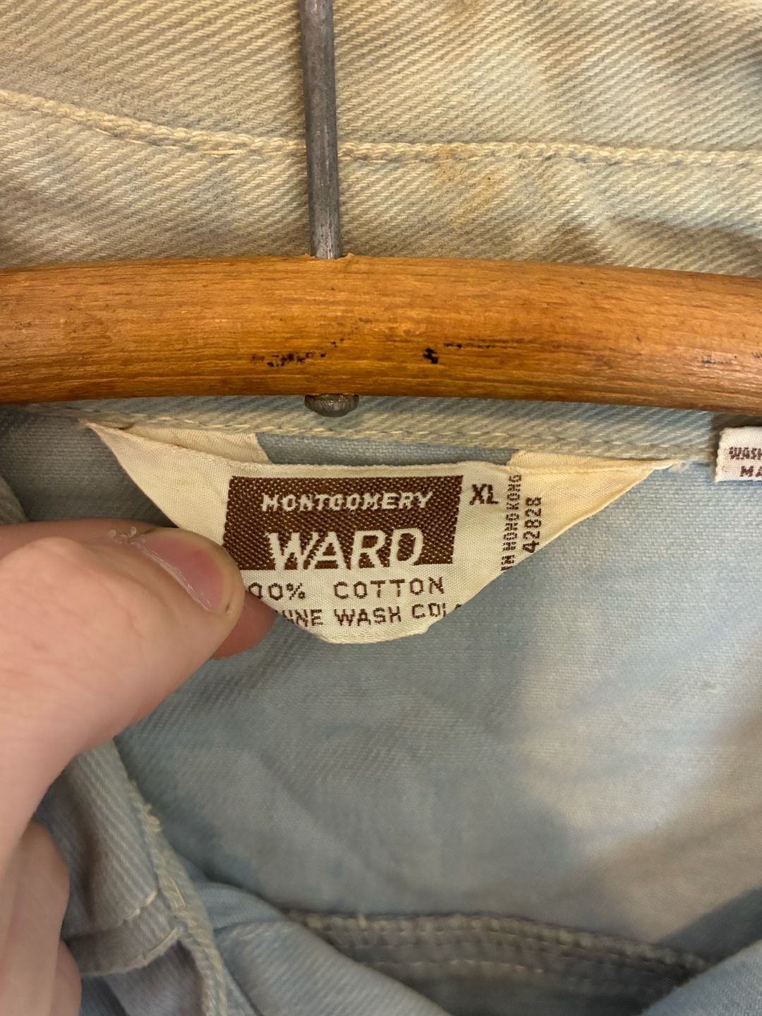 1970s Montgomery Ward Vintage Denim Shirt Jacket 5