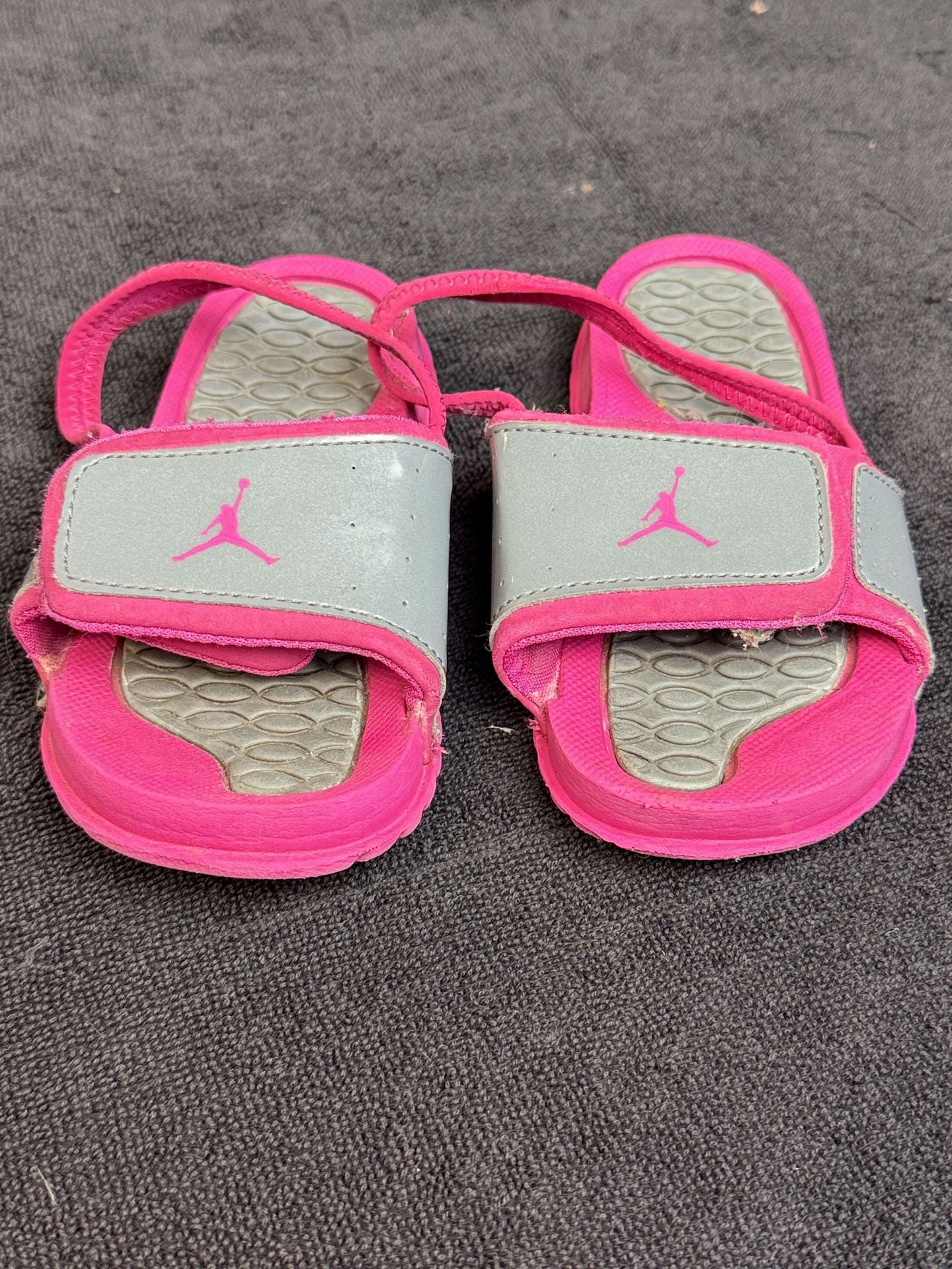 Jordan Hydro 2 Retro TD Size 9C Pink Grey Sandals 2