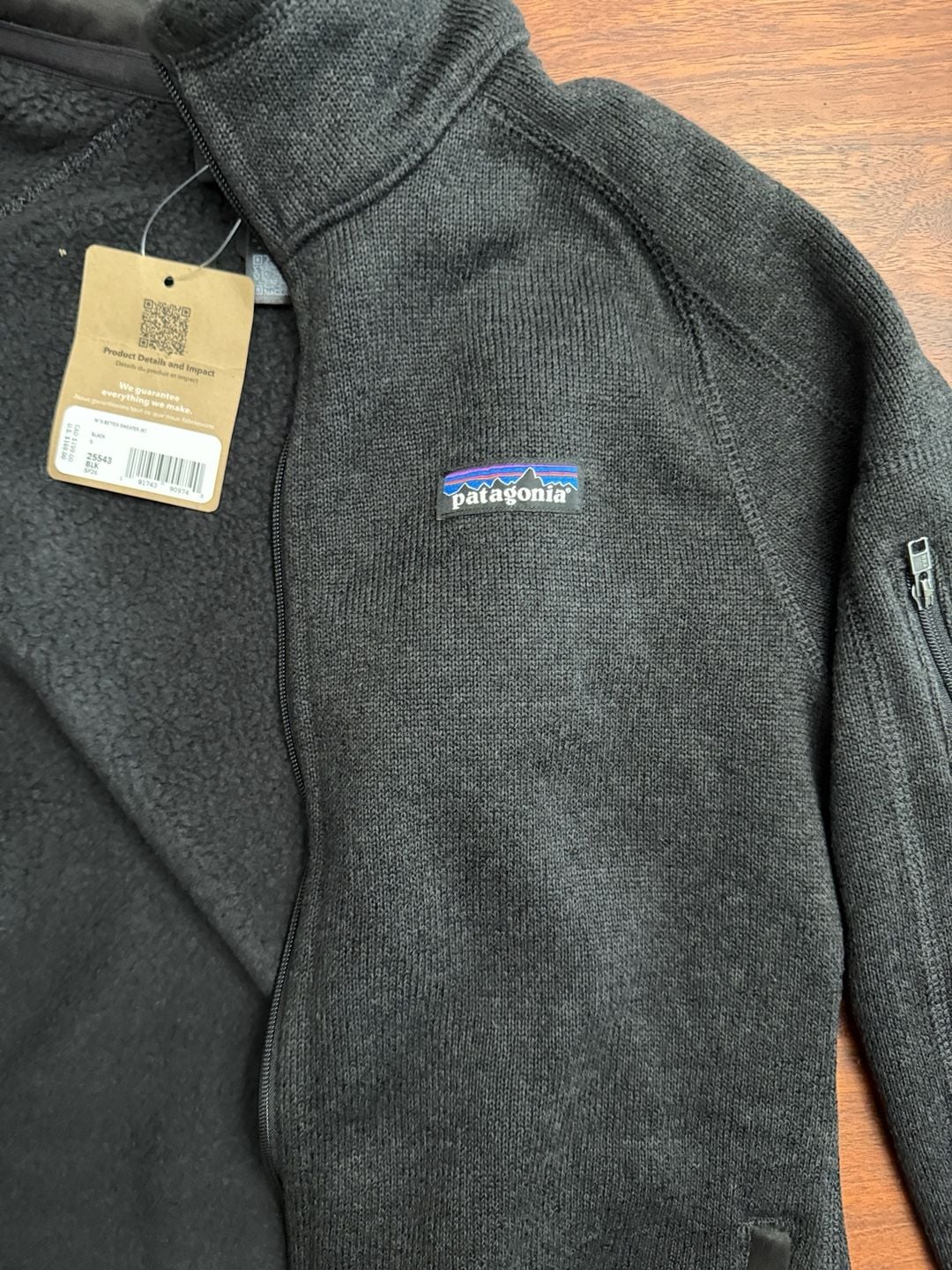 Patagonia Women's Better Sweater Jacket Size S Black 4