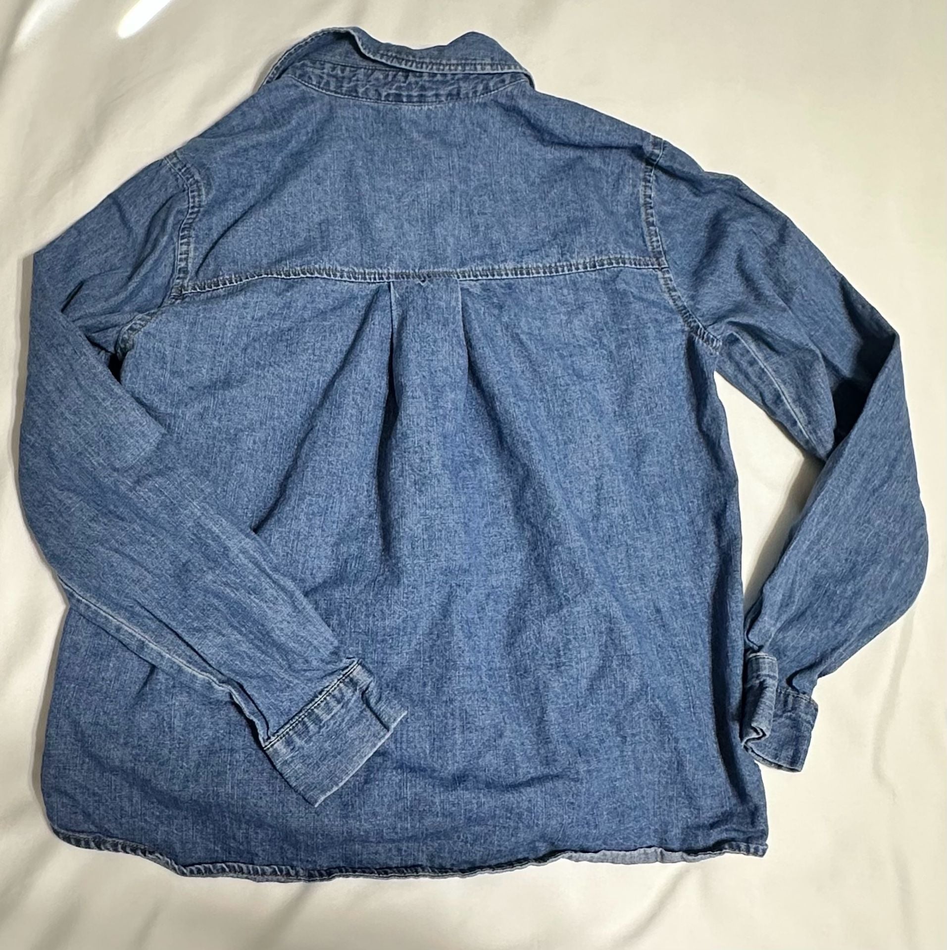 Jane + Delancey Denim Button Down Shirt Size XS 5