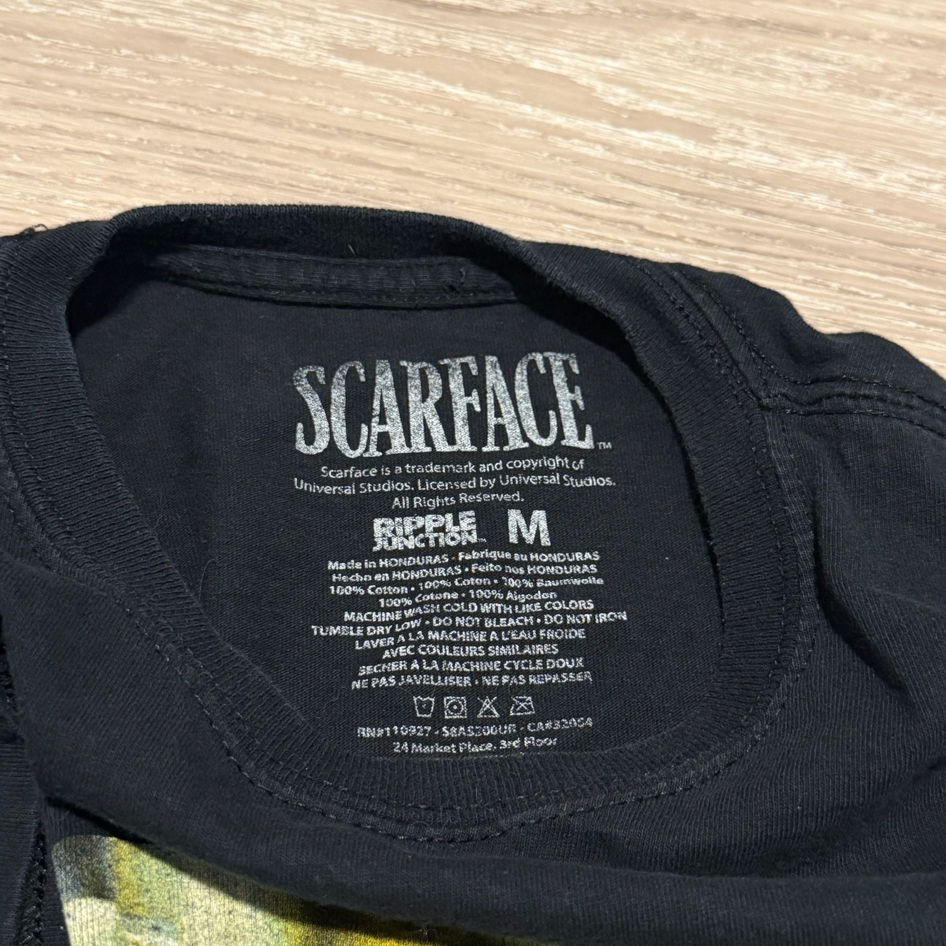 Scarface Movie Graphic T-Shirt Black 4