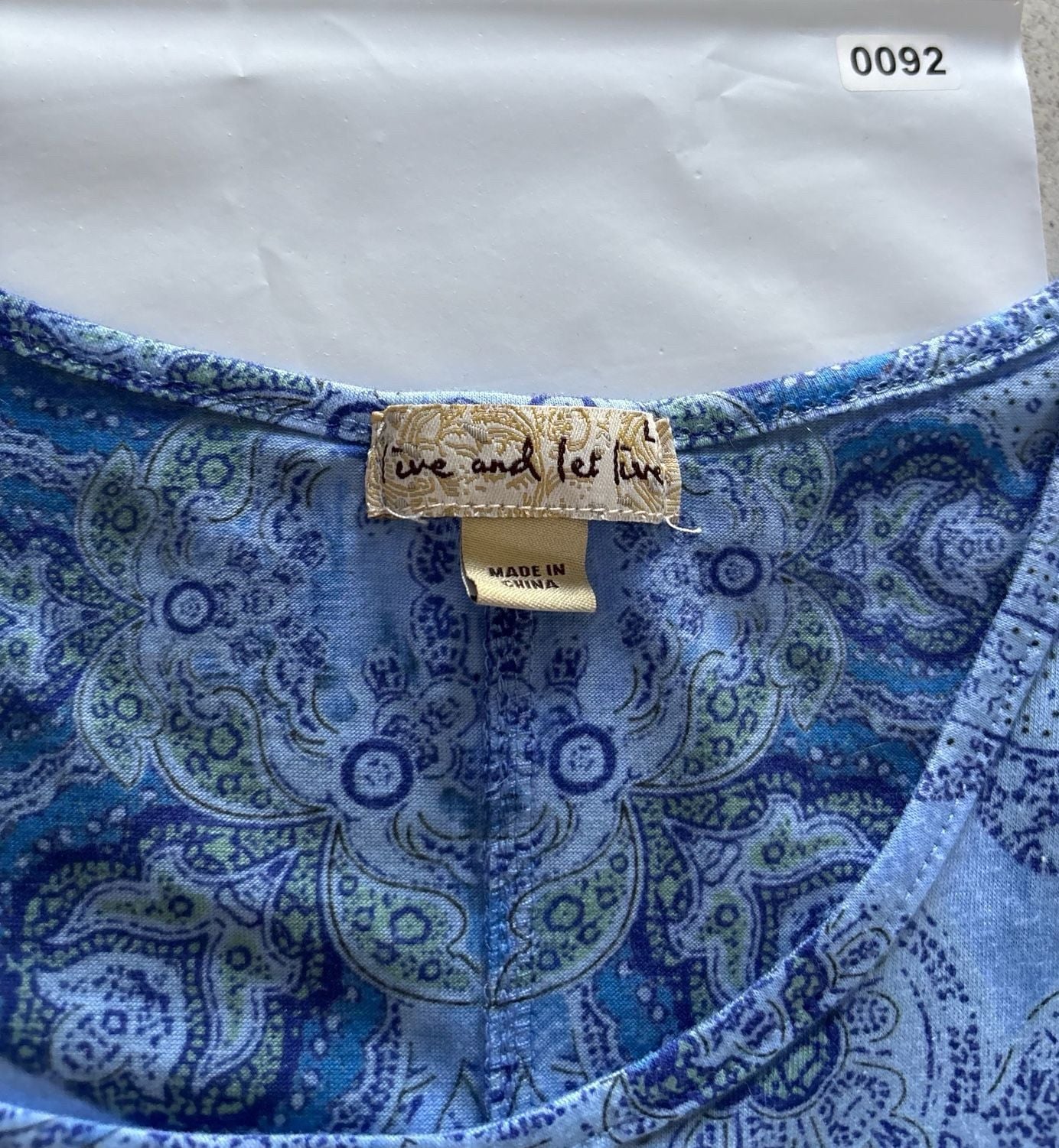 Un Deux Trois Poncho Blue Printed Pom Pom Trim 3