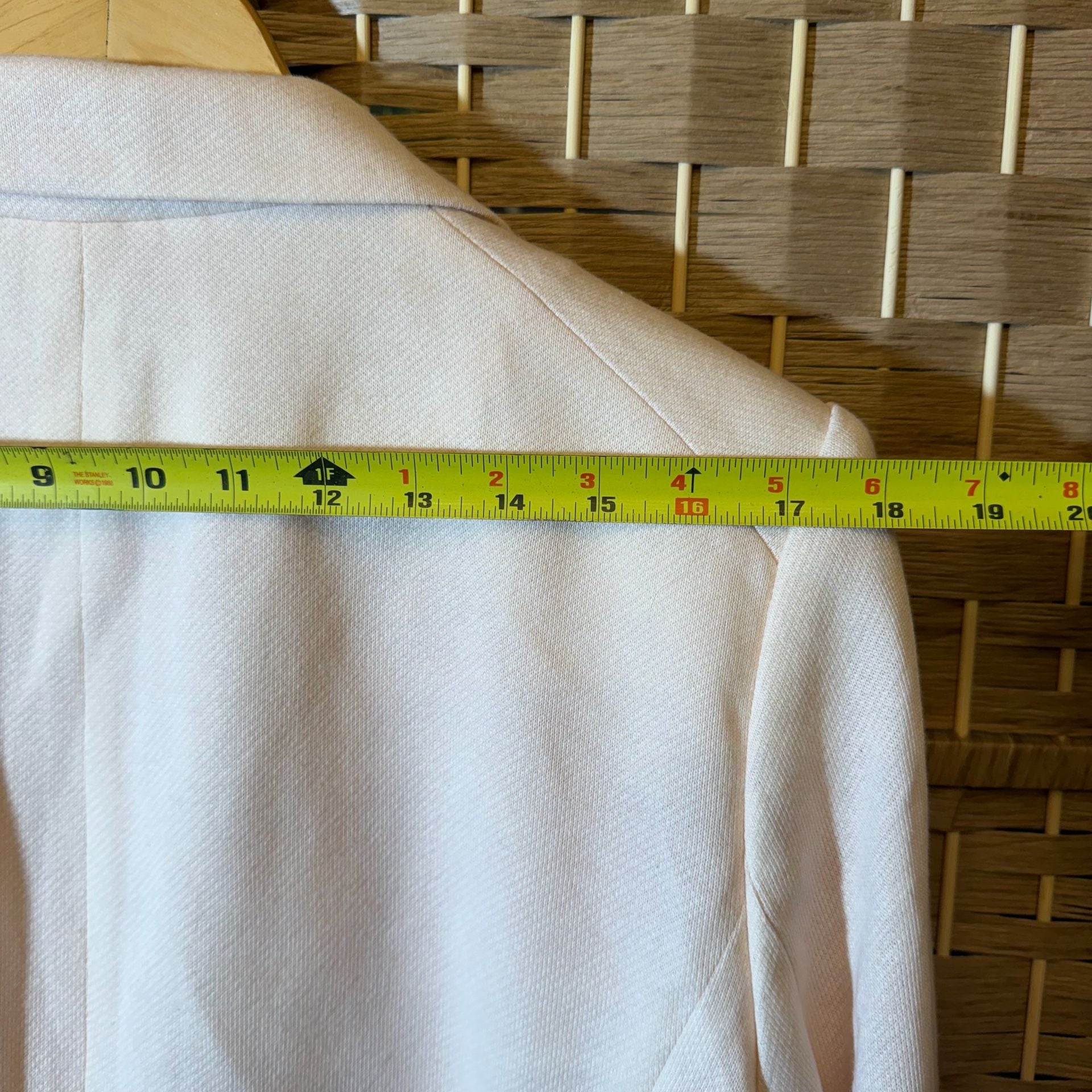 Tommy Hilfiger Blazer Size 16 Light Pink Cotton Blend Jacket 11
