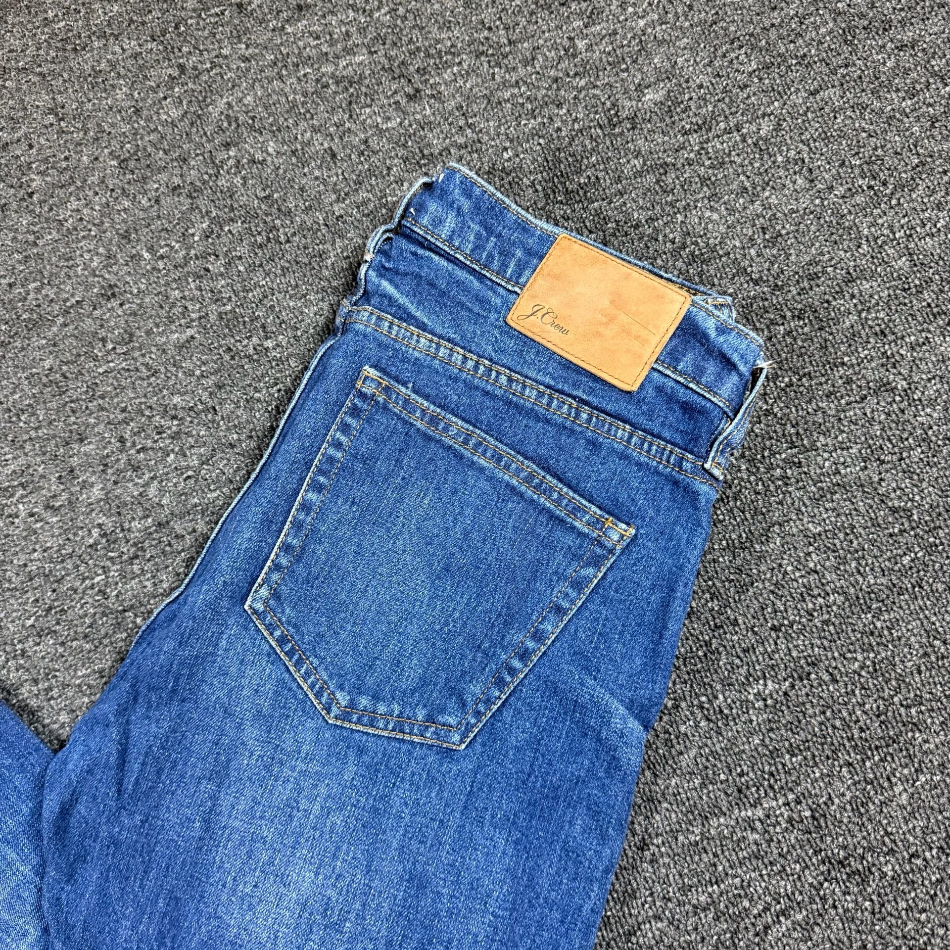 J.Crew Selvedge Matchstick Jeans Size 28 Blue Denim 3