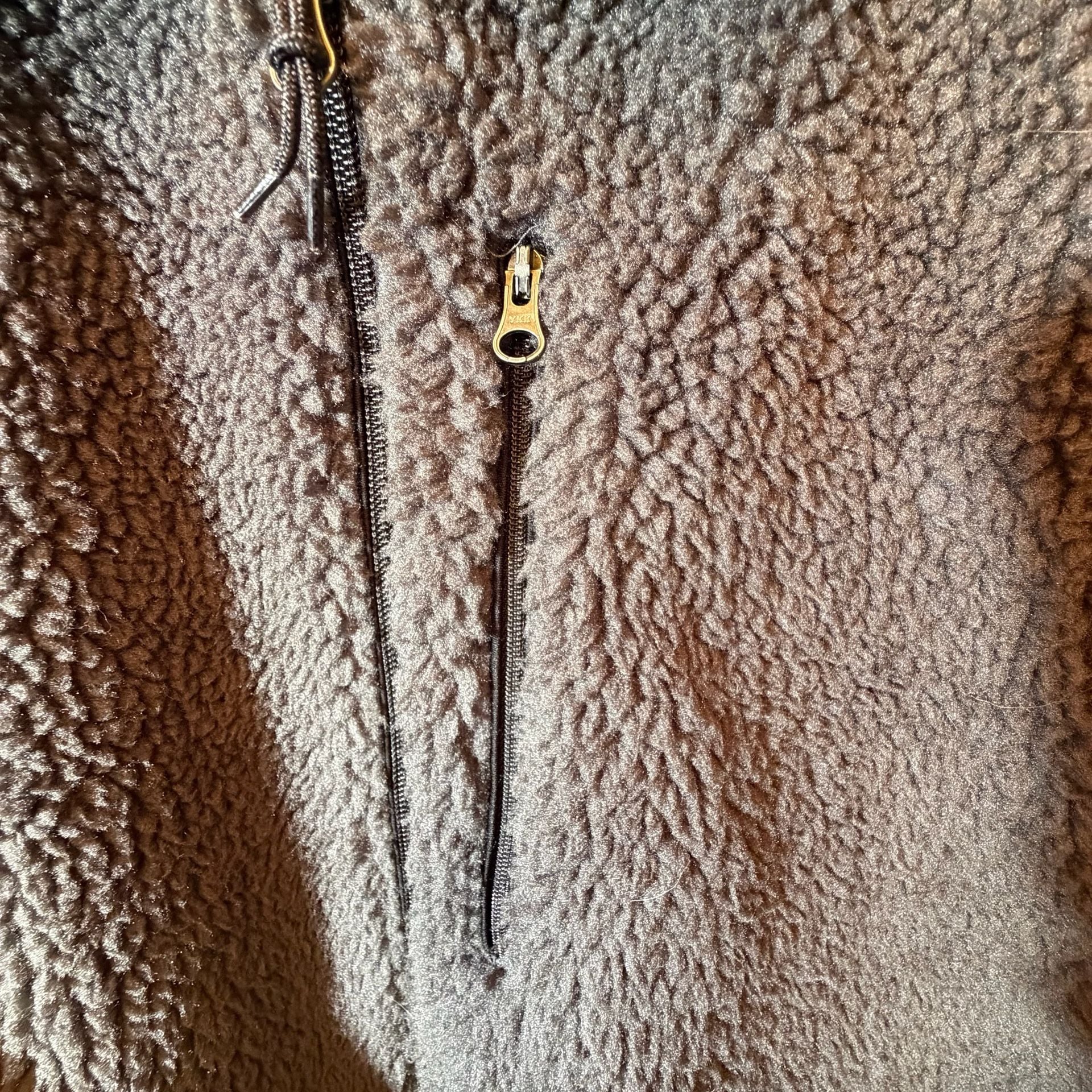 Uniqlo Fluffy Yarn Fleece Full Zip Jacket Size M Dark Gray 5