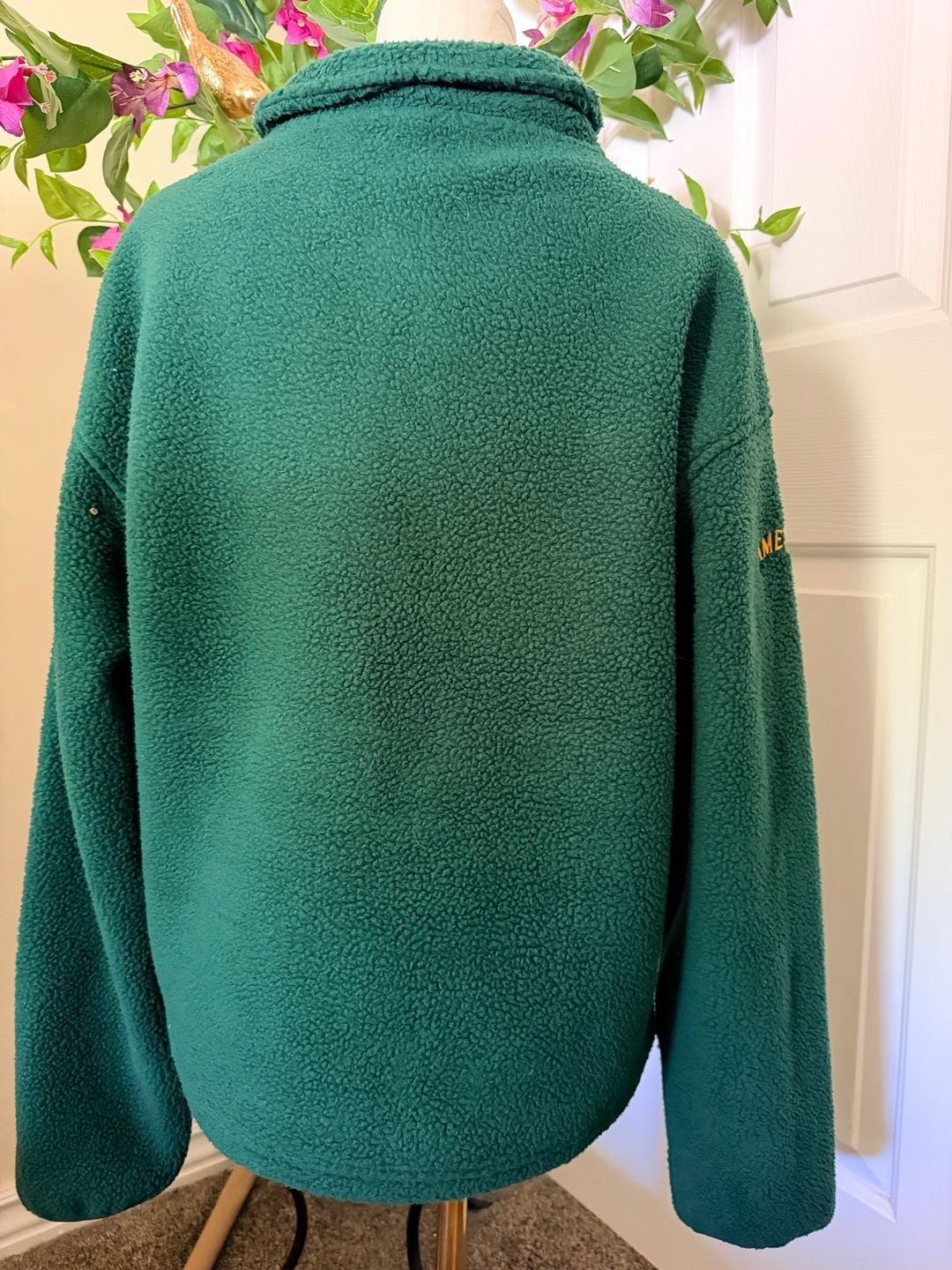 NFL Green Bay Packers Jameson Sherpa 1/4 Zip Pullover Fleece Green 5