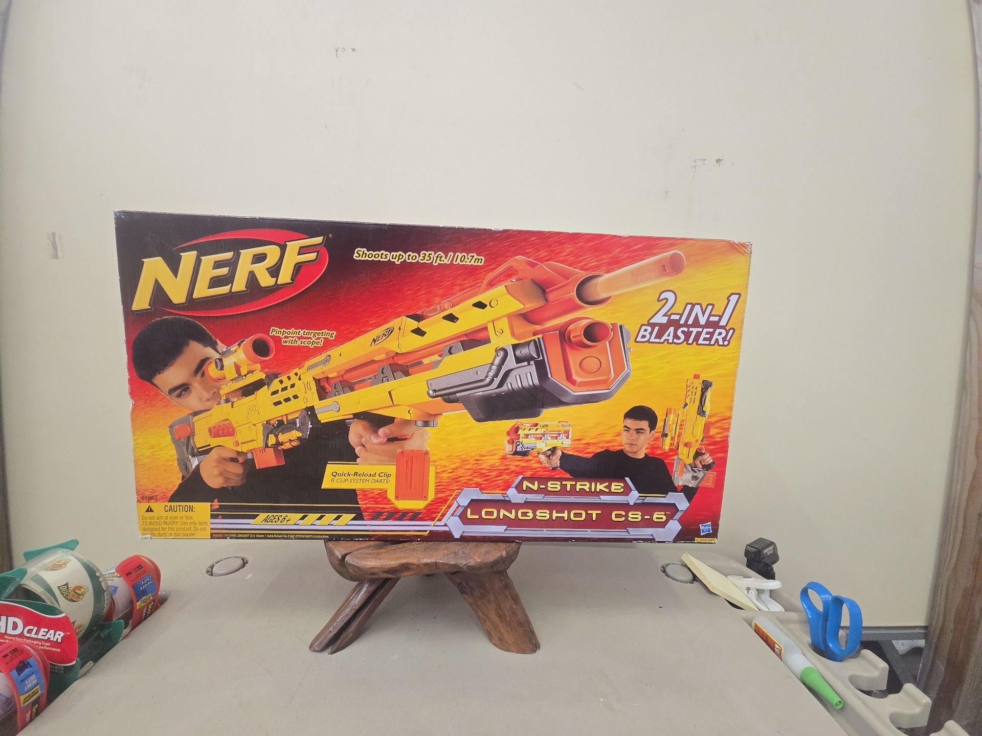 Nerf N-Strike Longshot CS-6 Blaster Boxed 1