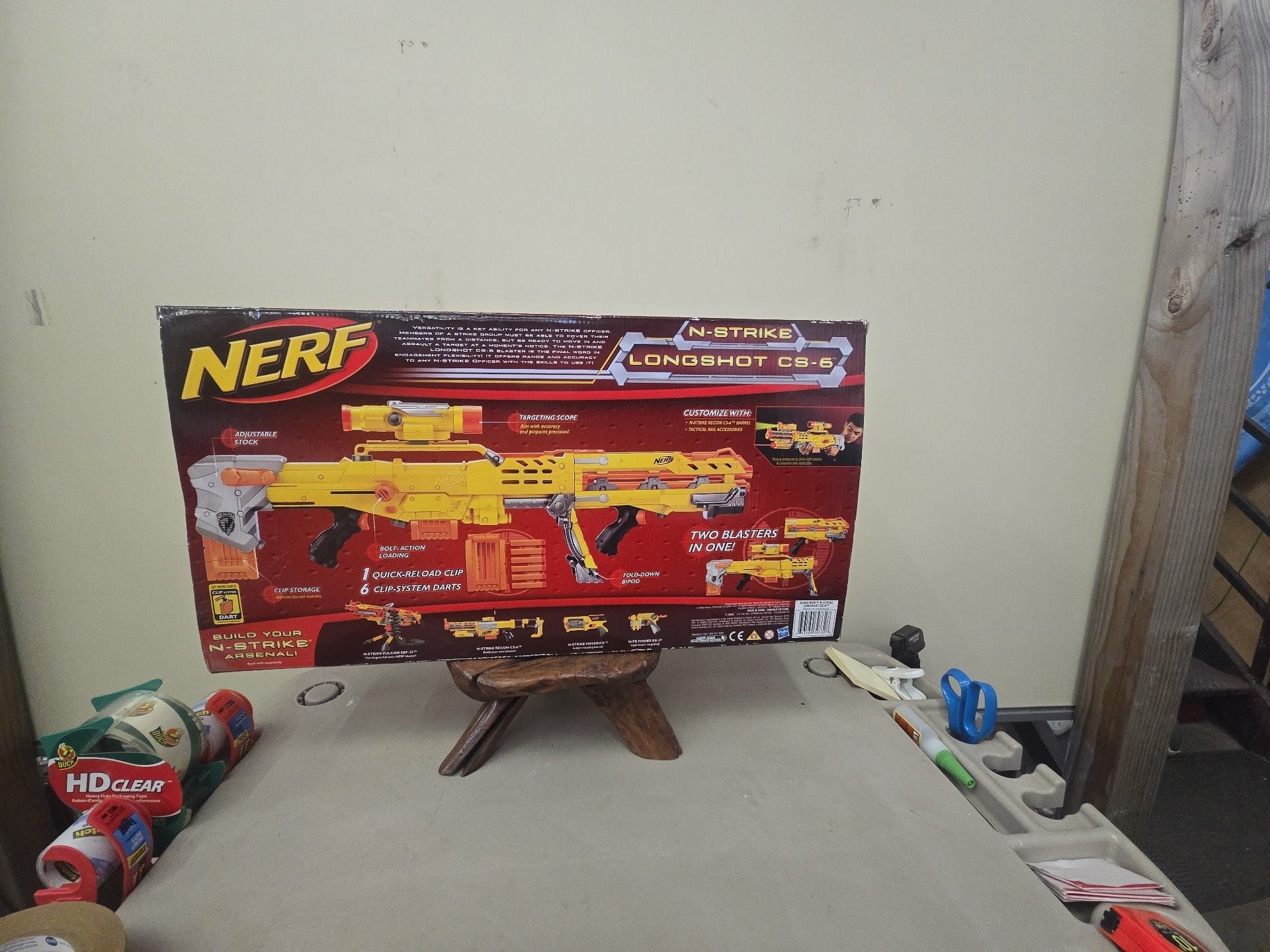Nerf N-Strike Longshot CS-6 Blaster Boxed 2