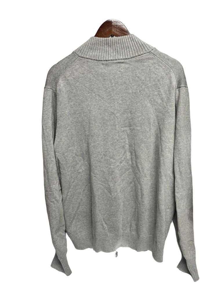 Duluth Trading Co. Quarter Zip Sweater Gray Size L 3