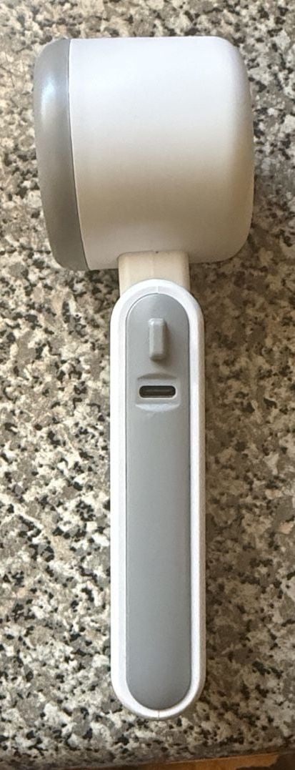 Portable Handheld Mini USB Fan White Grey with Lanyard and Cable 2