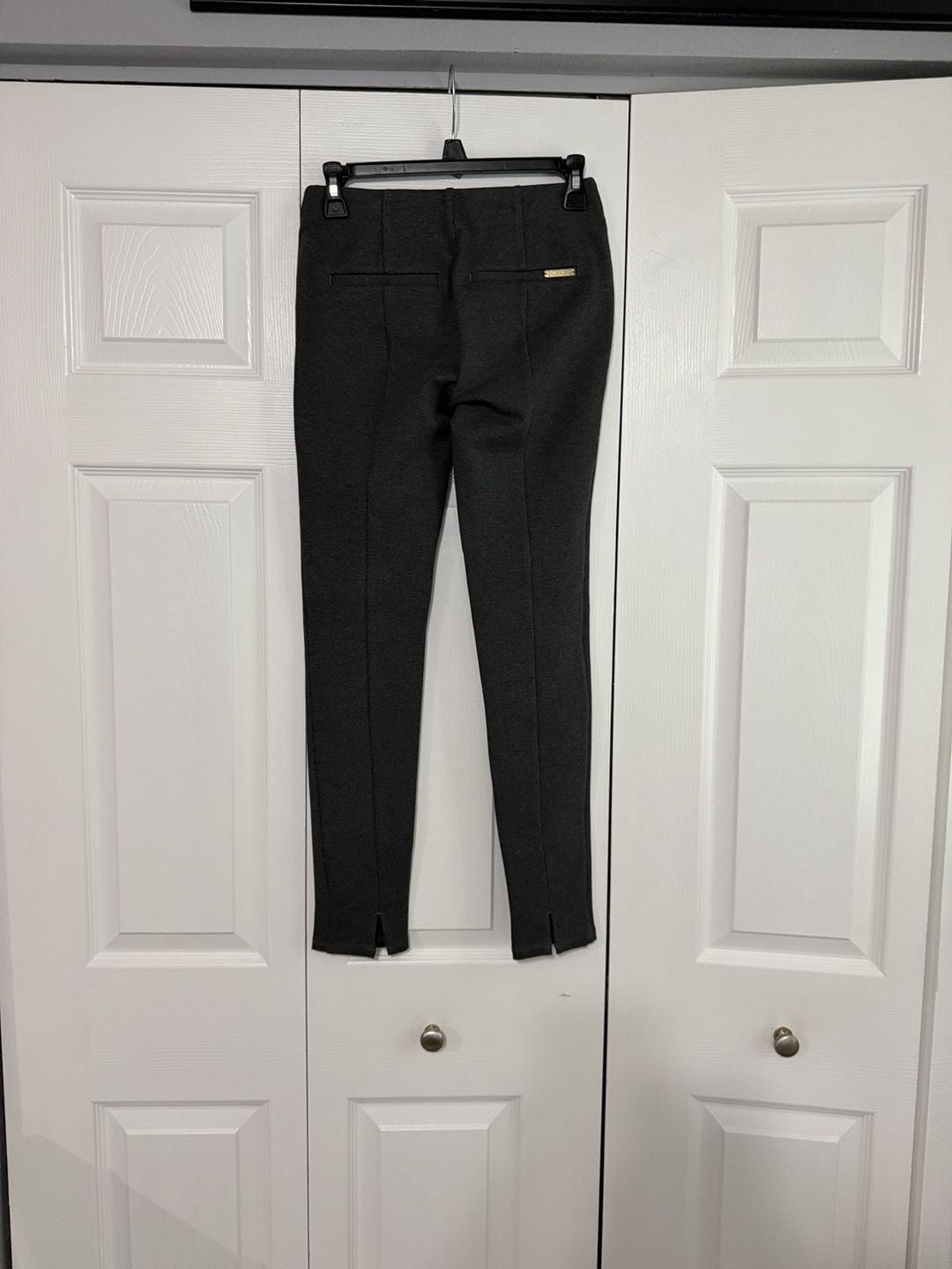 Lilly Pulitzer Pants Size XS Gray Pull-On Ankle Slit 3