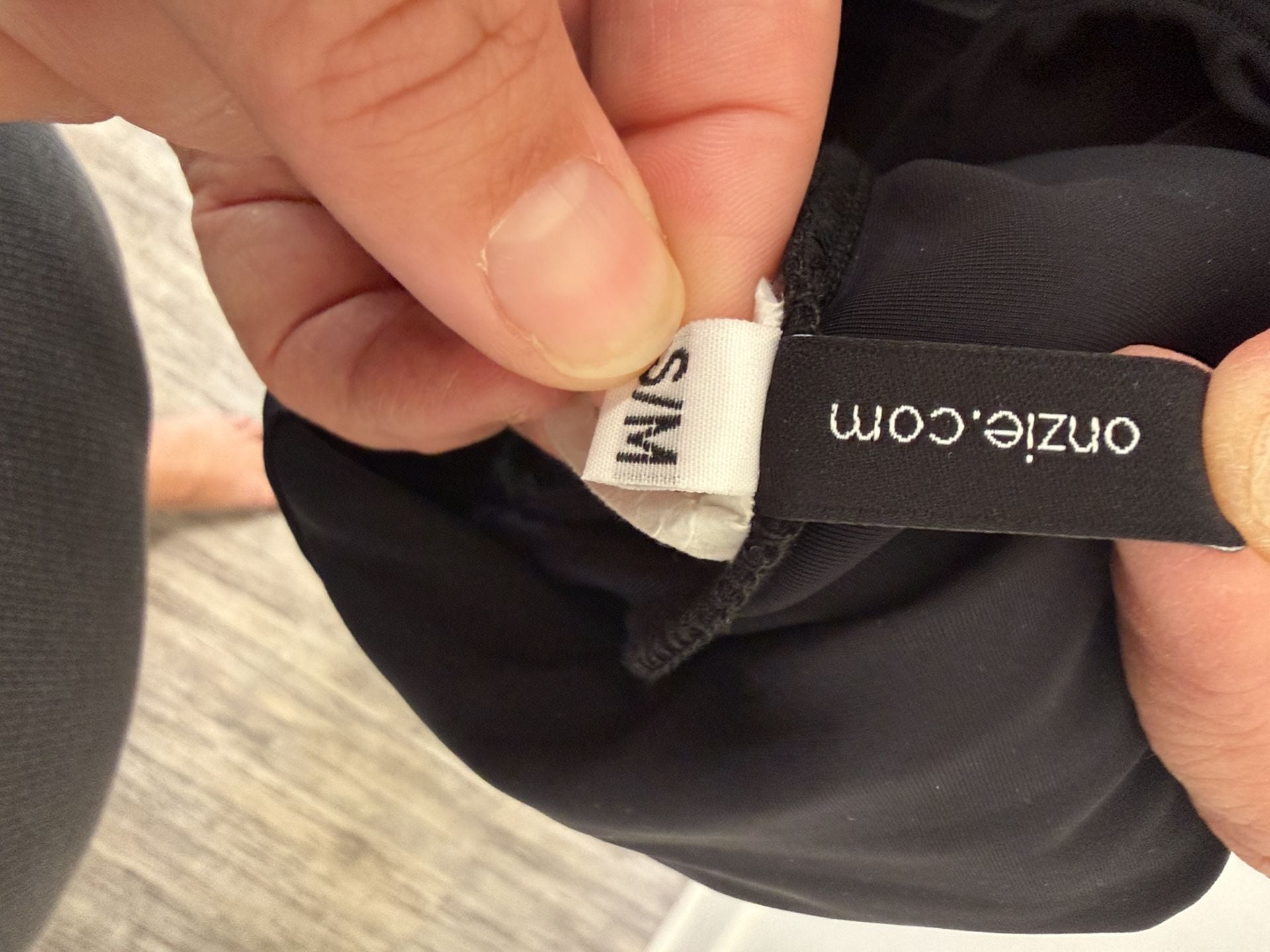 Onzie High Rise Leggings Size S/M Black Yoga Pants 4