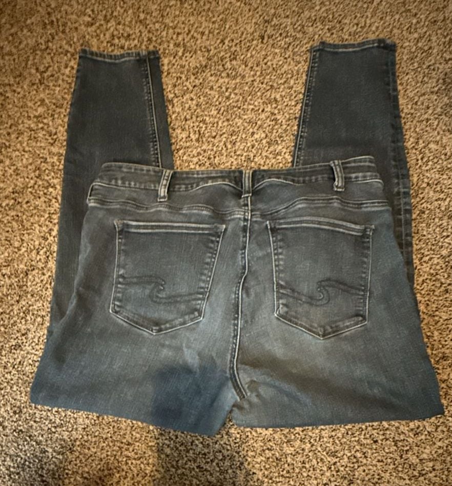 Silver Jeans Elyse Skinny Size 16/L29 Blue Denim Jeans 3