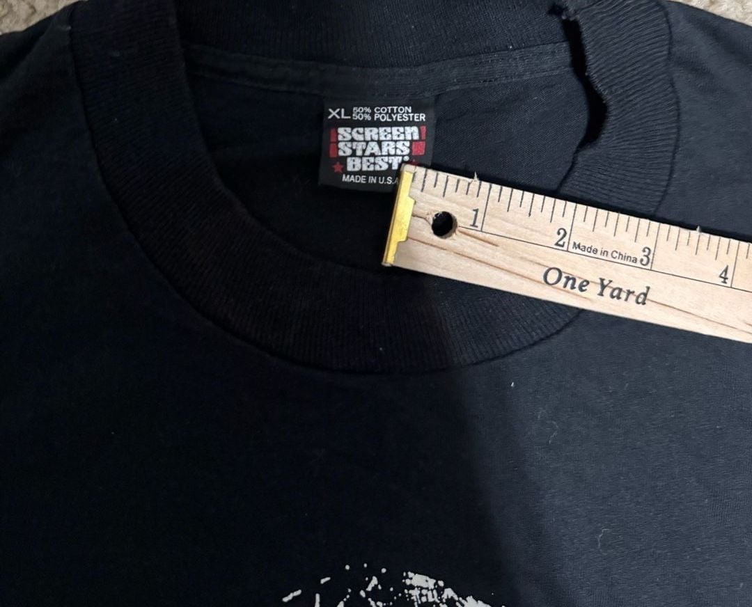 Vintage The People's Theatre Graphic T-Shirt Black 5