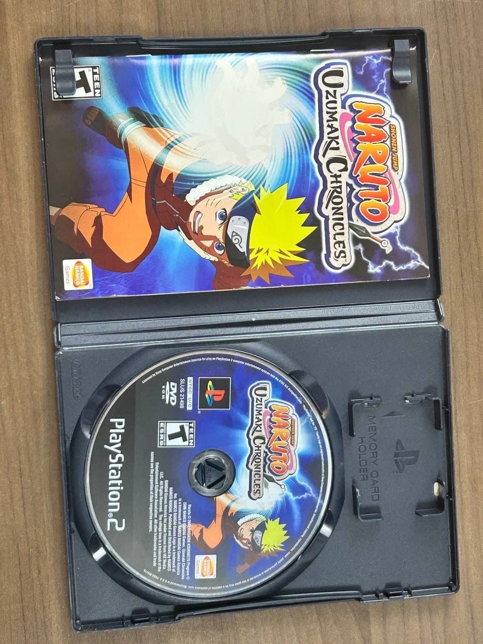 Naruto Uzumaki Chronicles PS2 PlayStation 2 2006 Game Disc Case With Manual 2