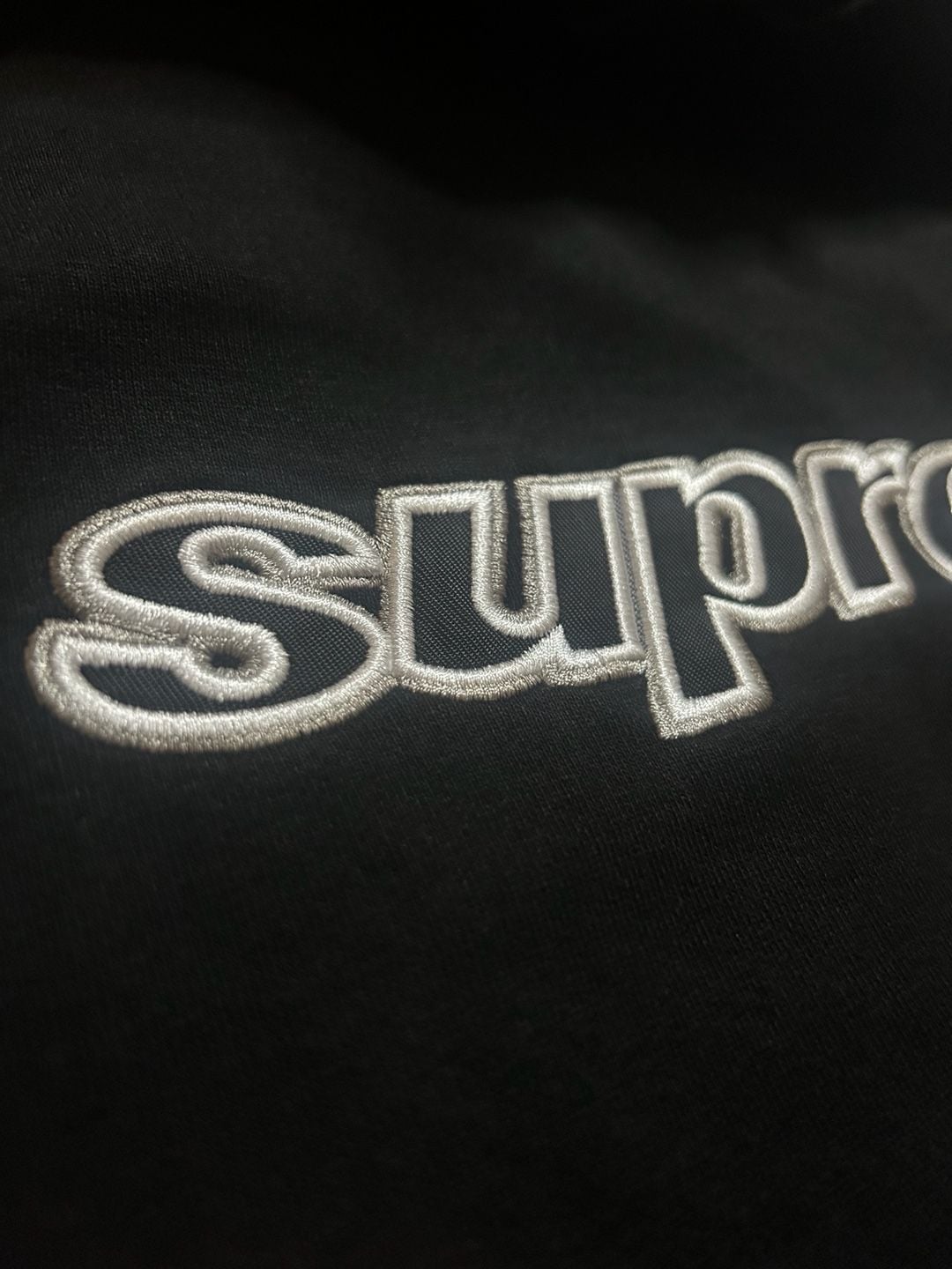 Supreme Hooded Sweatshirt and Sweatpant Set Black size small 6