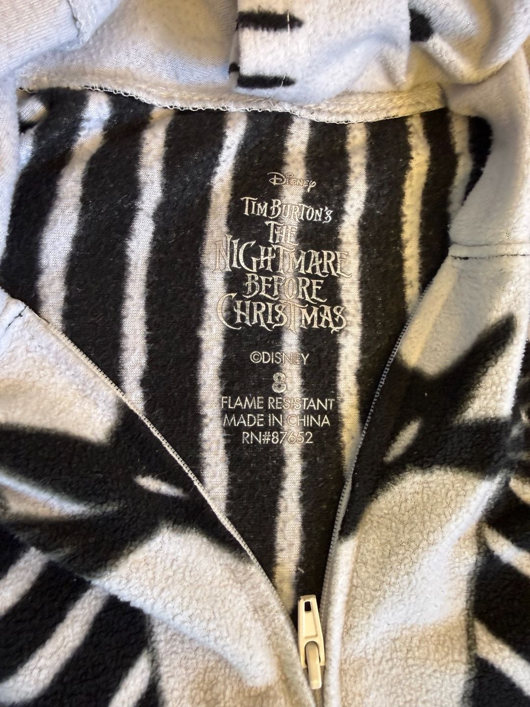 Disney The Nightmare Before Christmas Jack Skellington Onesie 4