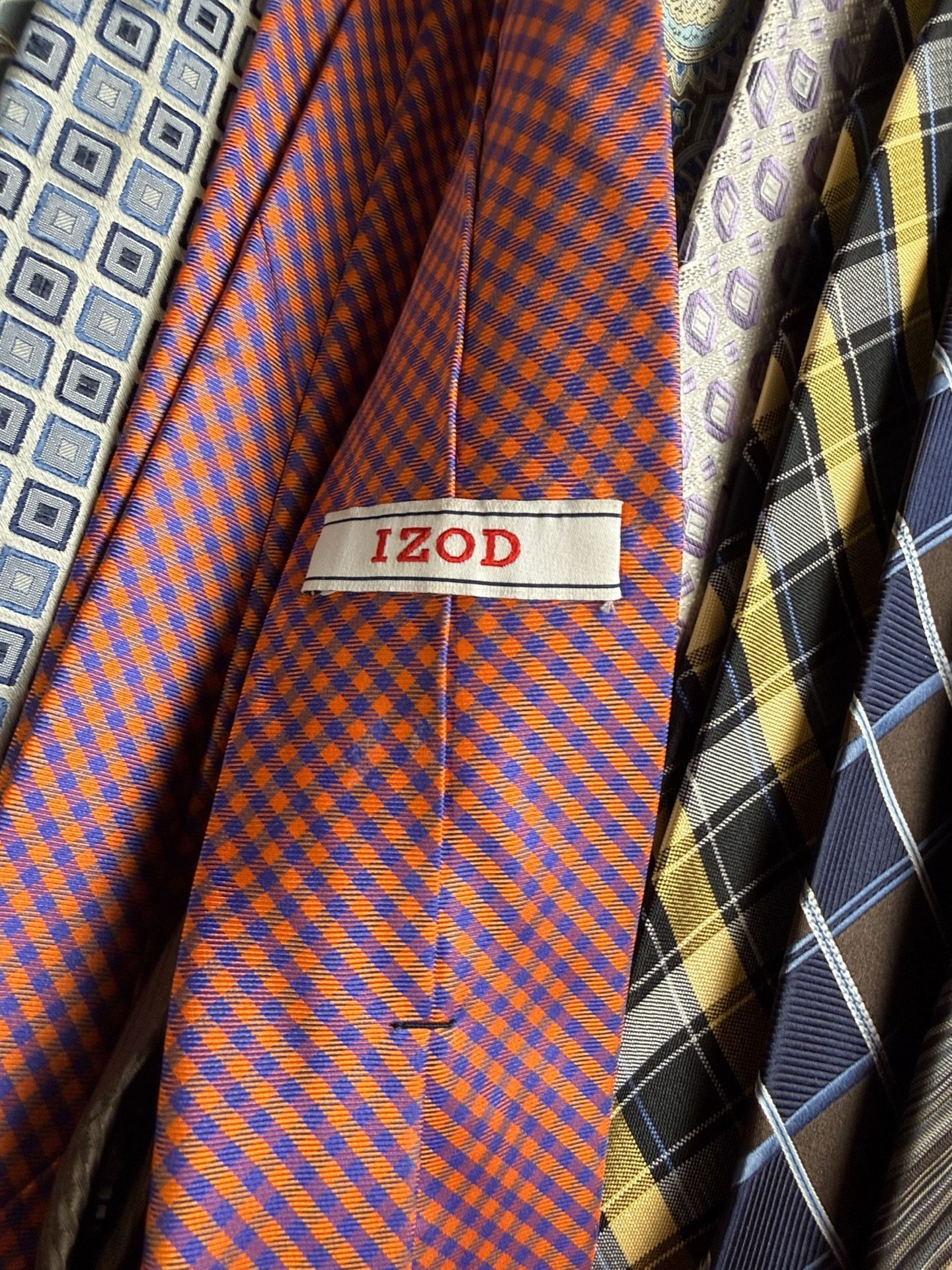 Men’s neckties - 21 name brand ties.  8
