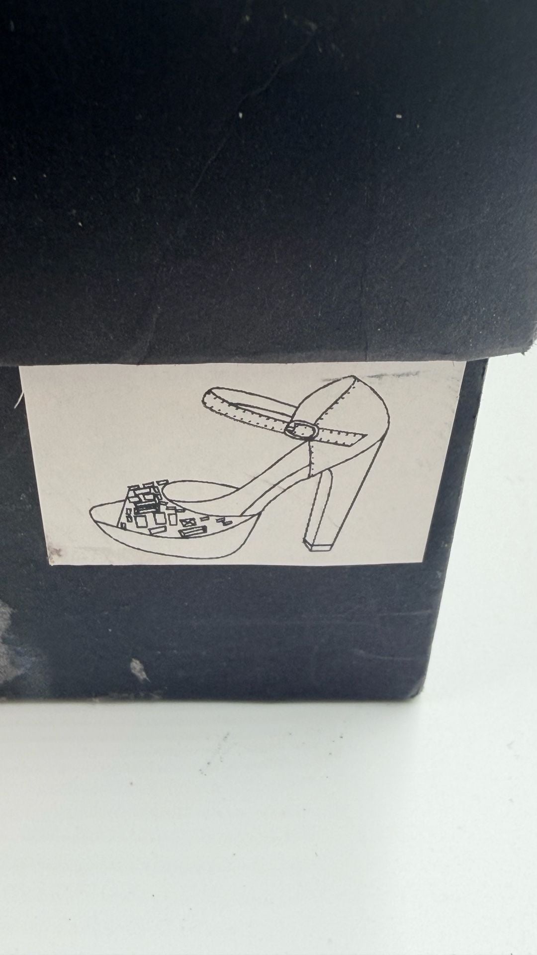 Bebe Floral Rhinestone Platform Heels 10
