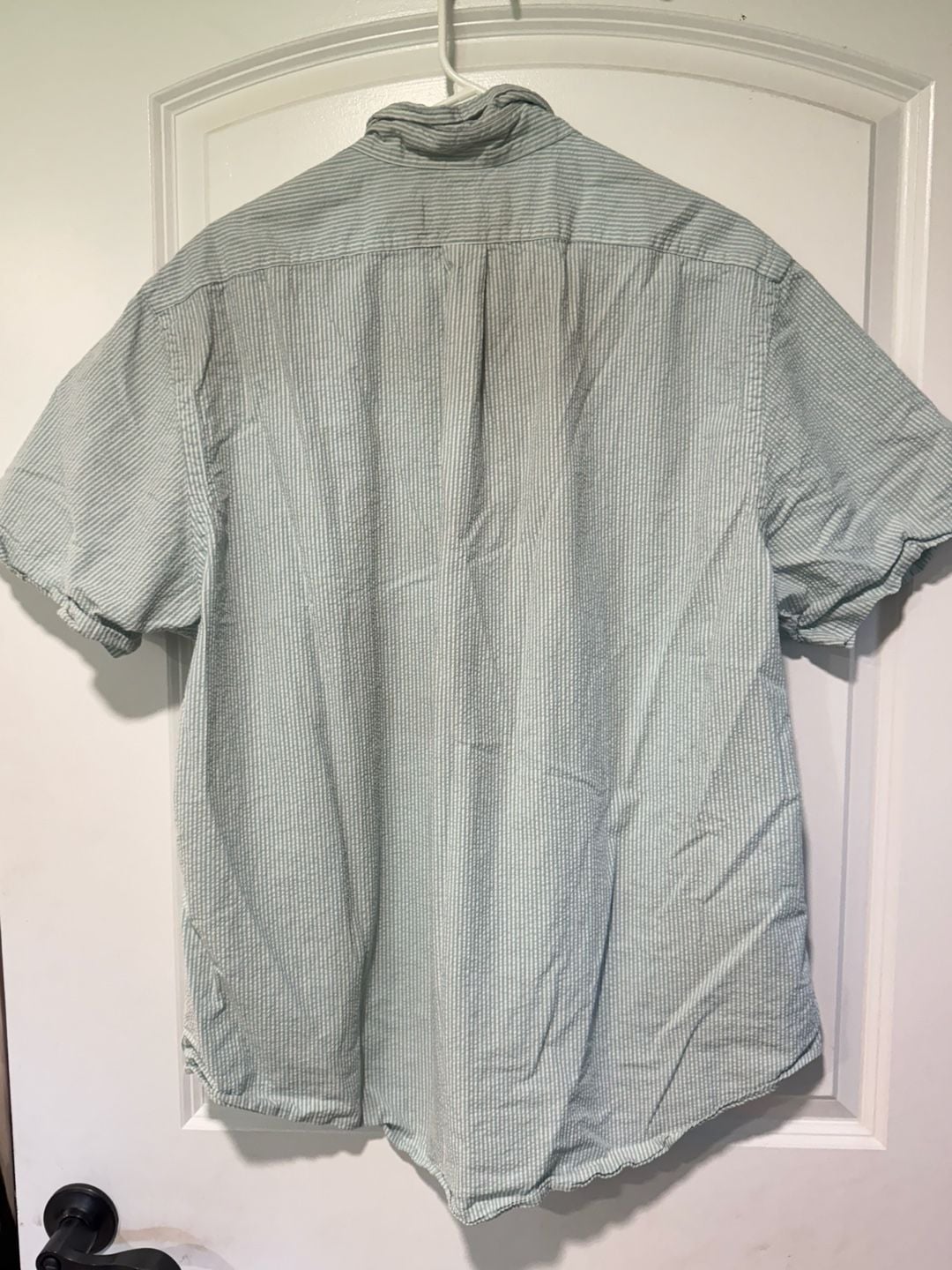 Ralph Lauren Seersucker Striped Short Sleeve Button Down Preppy Coastal Size XXL 3