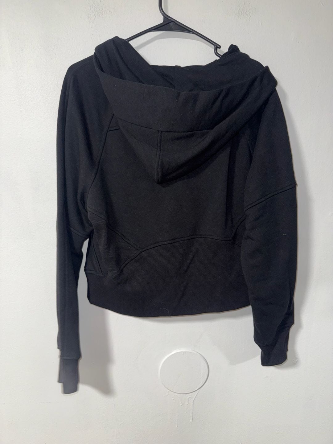 NWT Rae Mode 1/4 Zip Cropped Hoodie Black Size S 3