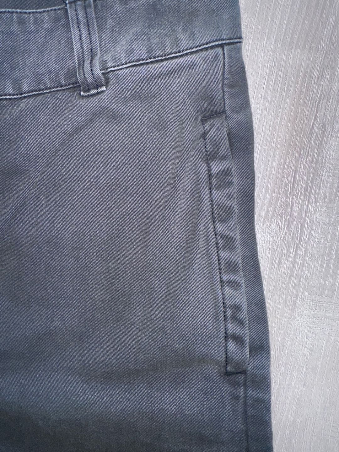 We The Free Wide Leg Pants Size 2 Charcoal Gray High Rise Cropped Denim 6