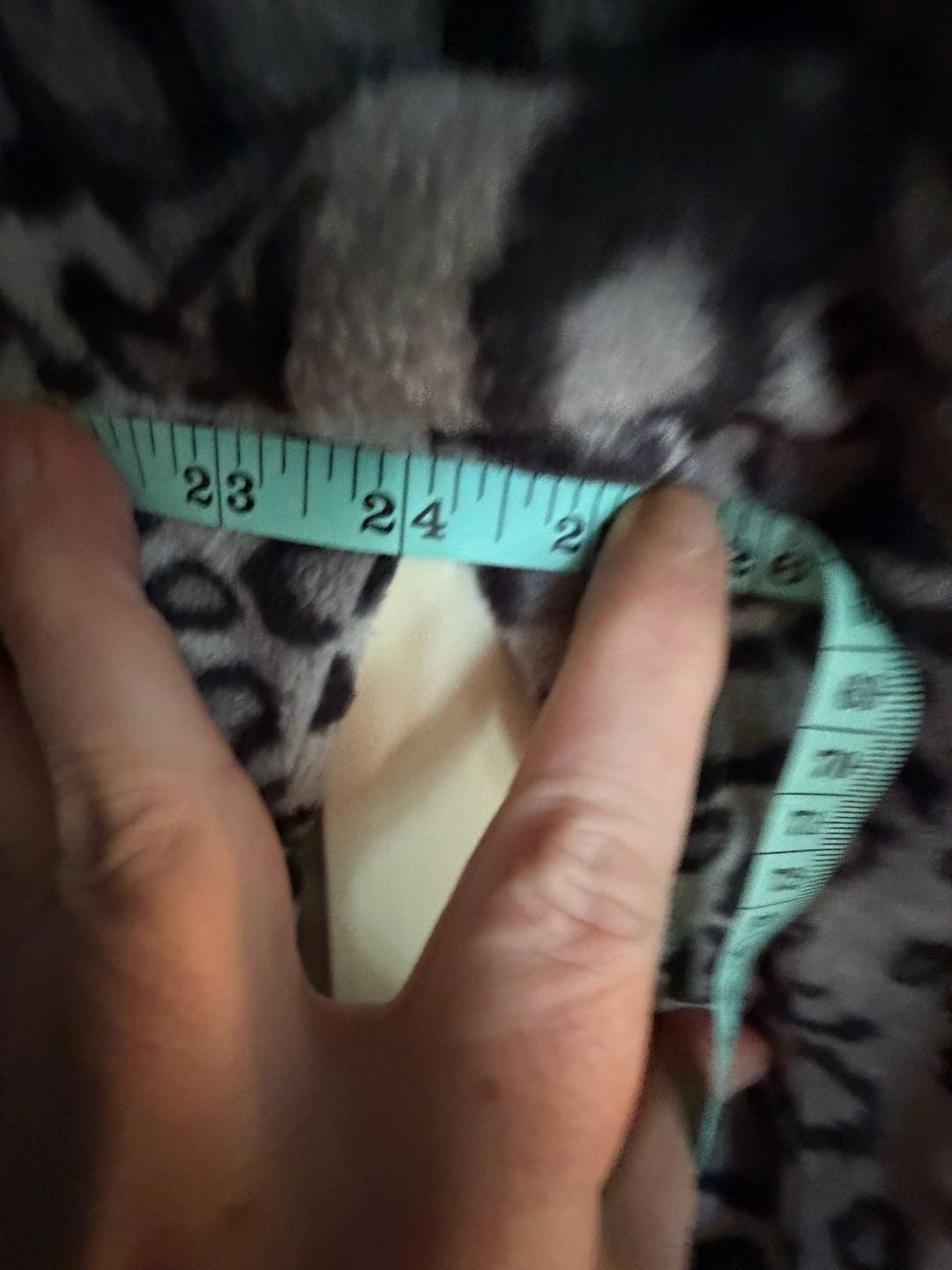 Carole Hochman New York Leopard Pajama Top Size XL Gray Fleece 5