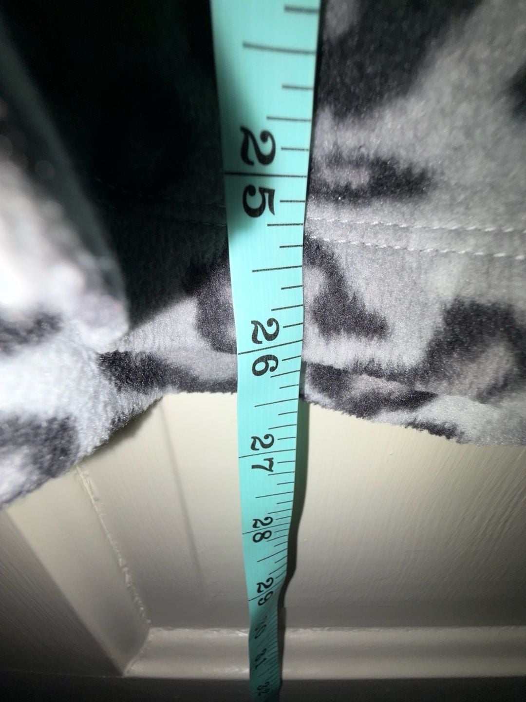 Carole Hochman New York Leopard Pajama Top Size XL Gray Fleece 6