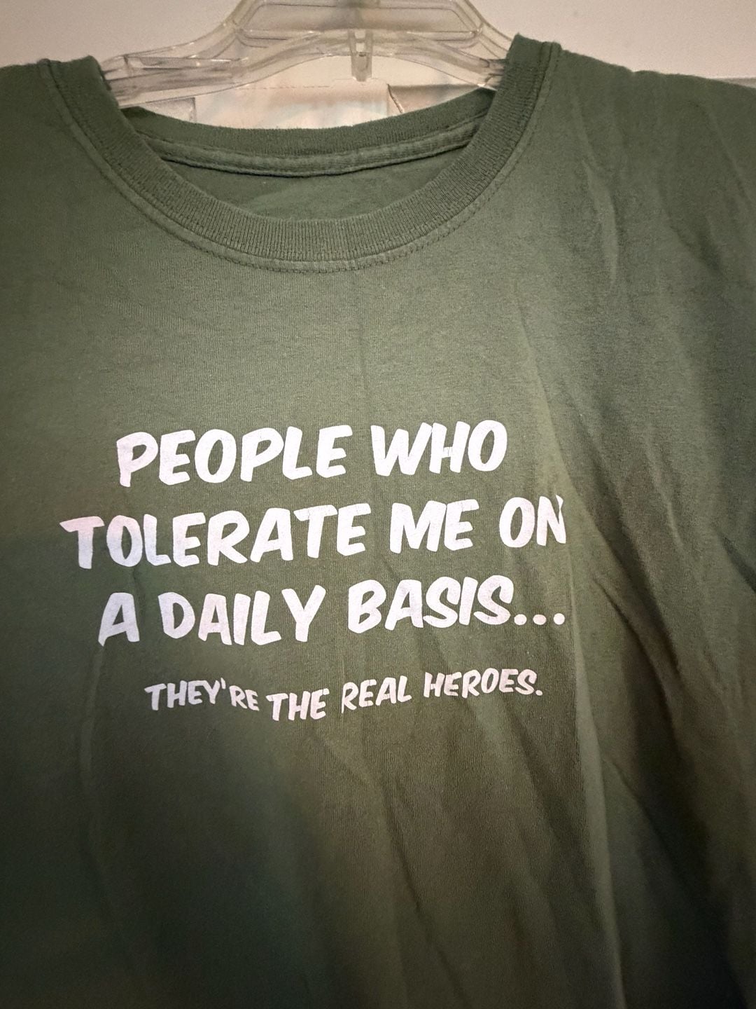 Graphic T-Shirt Green People Who Tolerate Me Graphic Tee 3