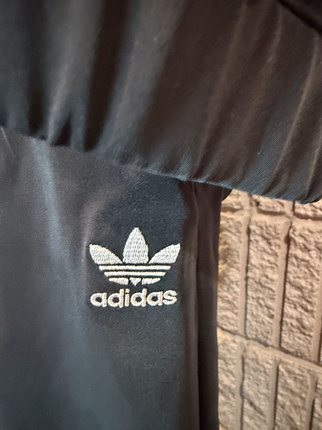 923 Adidas Originals Jumpsuit Size S Black Track Suit 3