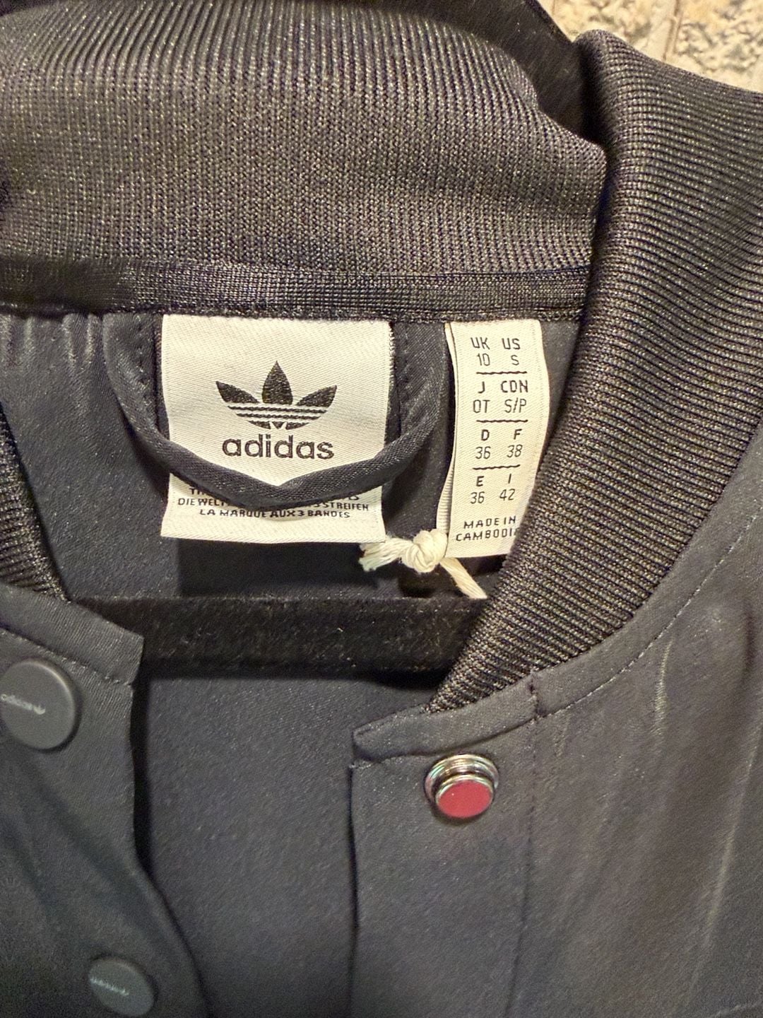 923 Adidas Originals Jumpsuit Size S Black Track Suit 4