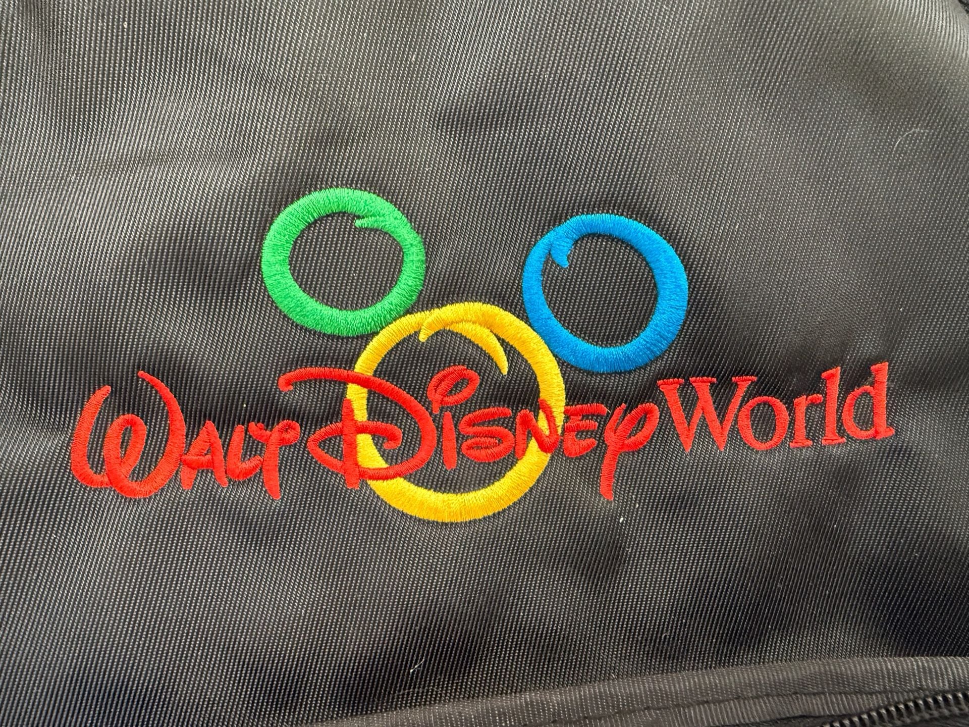 Walt Disney World Embroidered Logo Black Backpack 2
