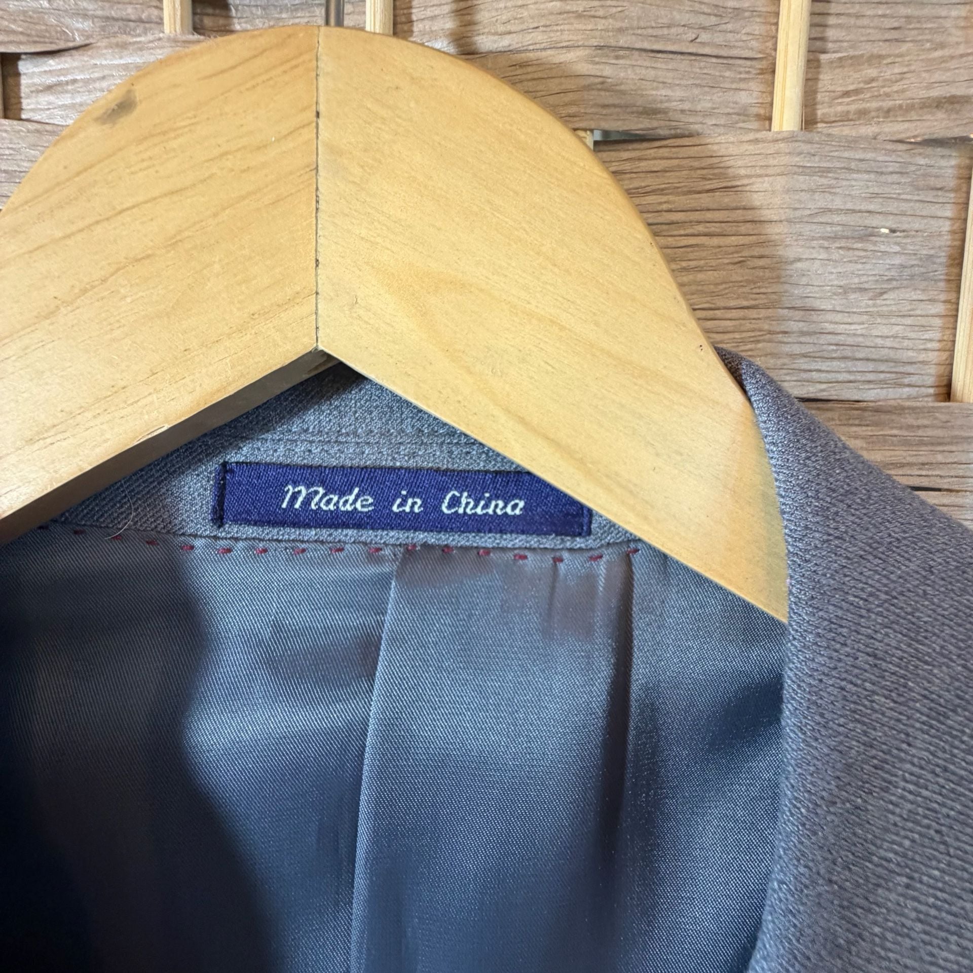 Alan Flusser Gray Blazer Sport Coat Jacket Size Unknown 6