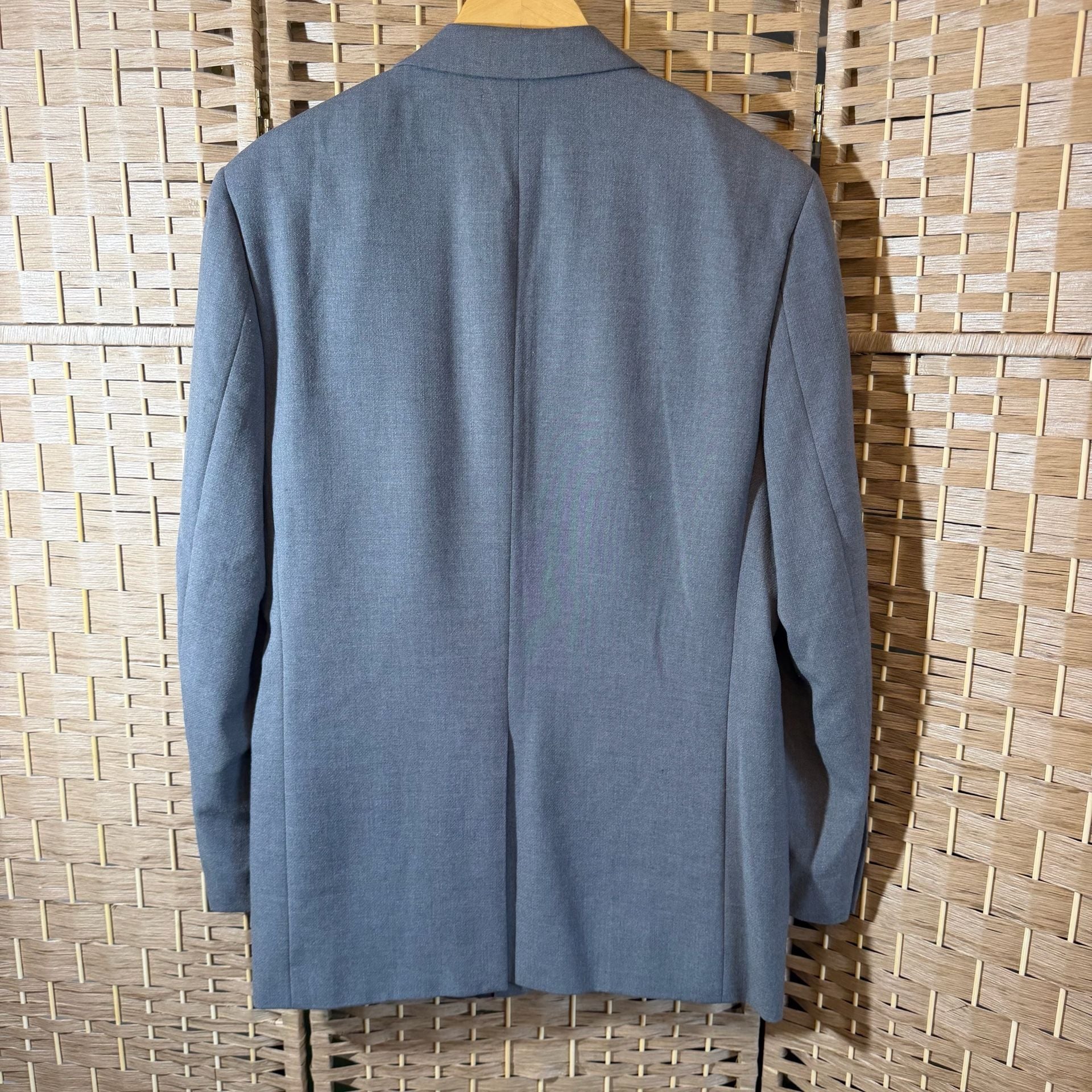 Alan Flusser Gray Blazer Sport Coat Jacket Size Unknown 9