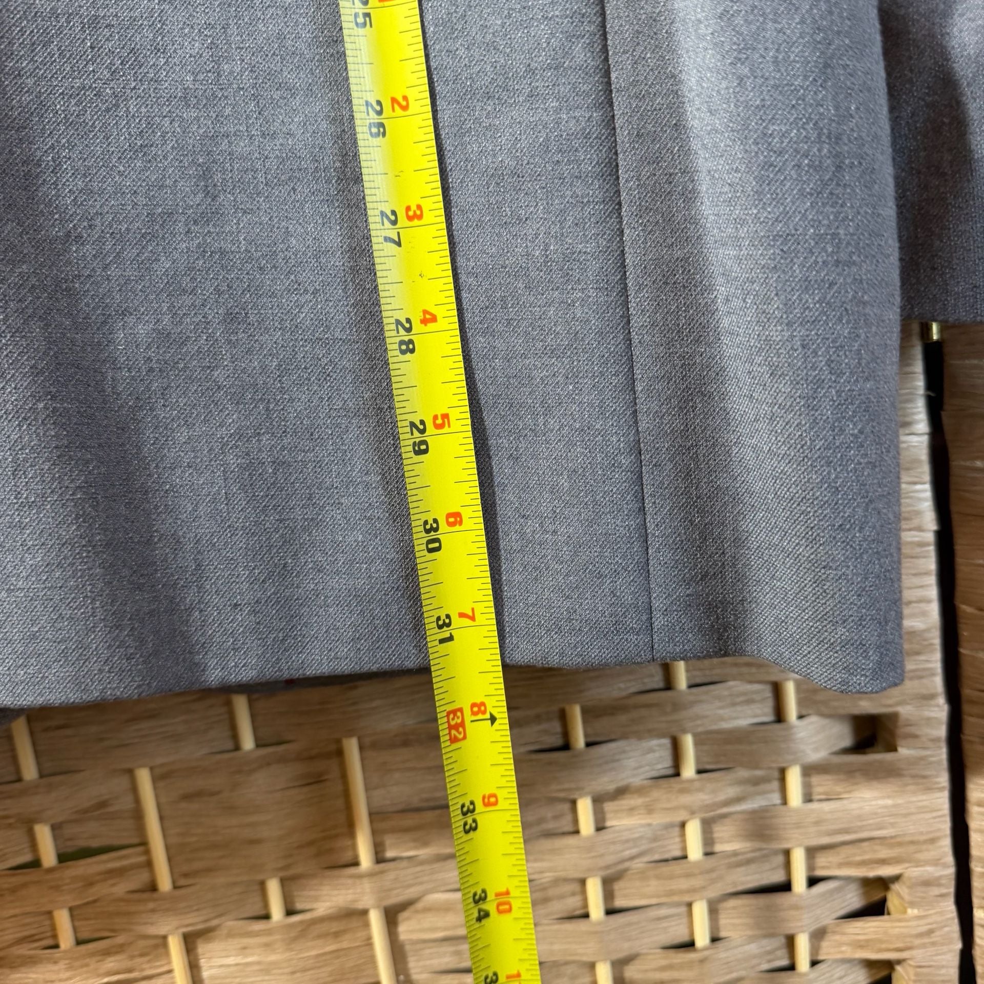 Alan Flusser Gray Blazer Sport Coat Jacket Size Unknown 10