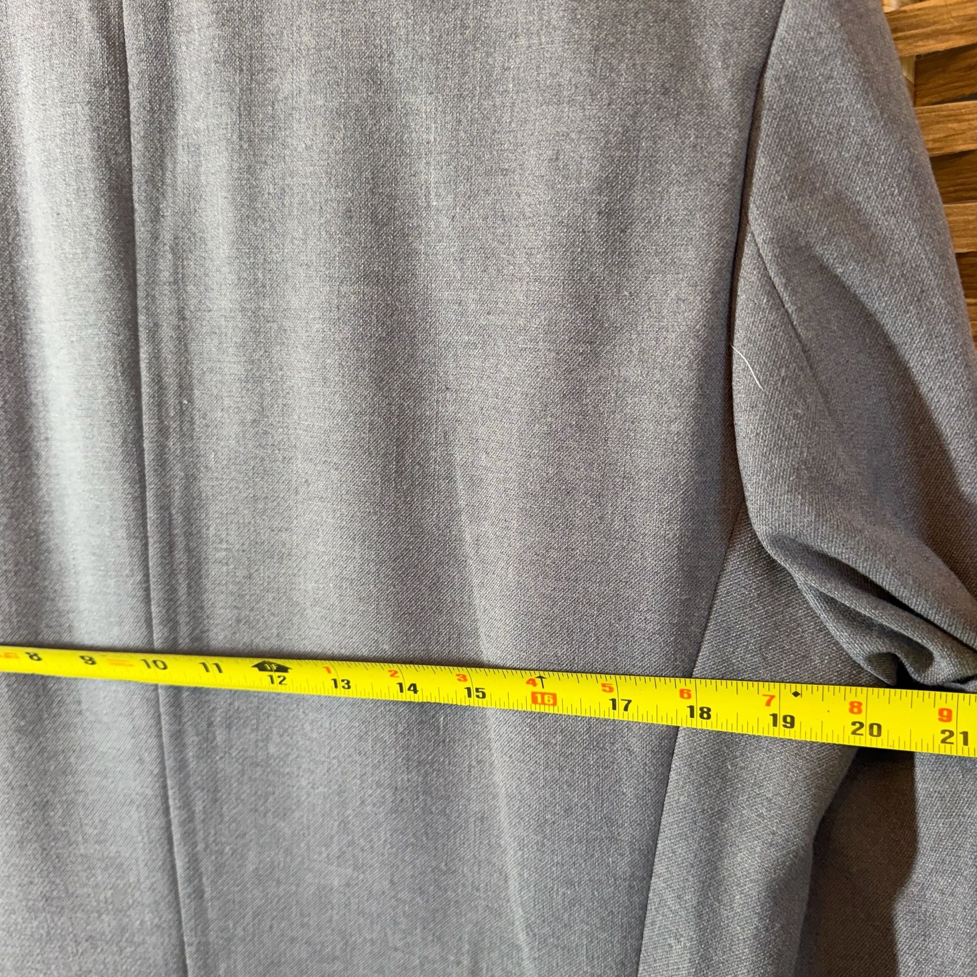 Alan Flusser Gray Blazer Sport Coat Jacket Size Unknown 12