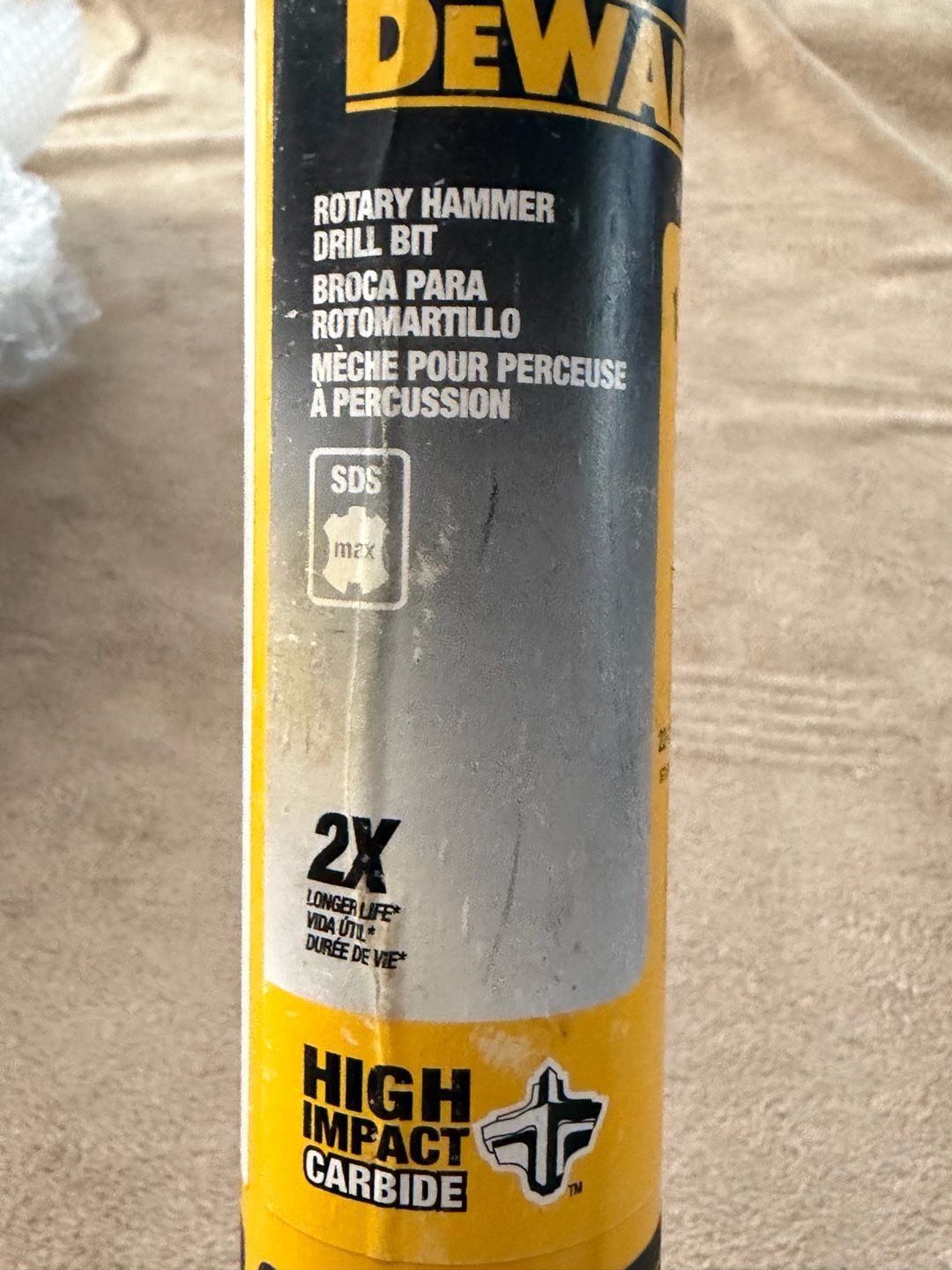 DEWALT sds Max Rotary Hammer Drill Bit 1-3/8" x 22-1/2" 3