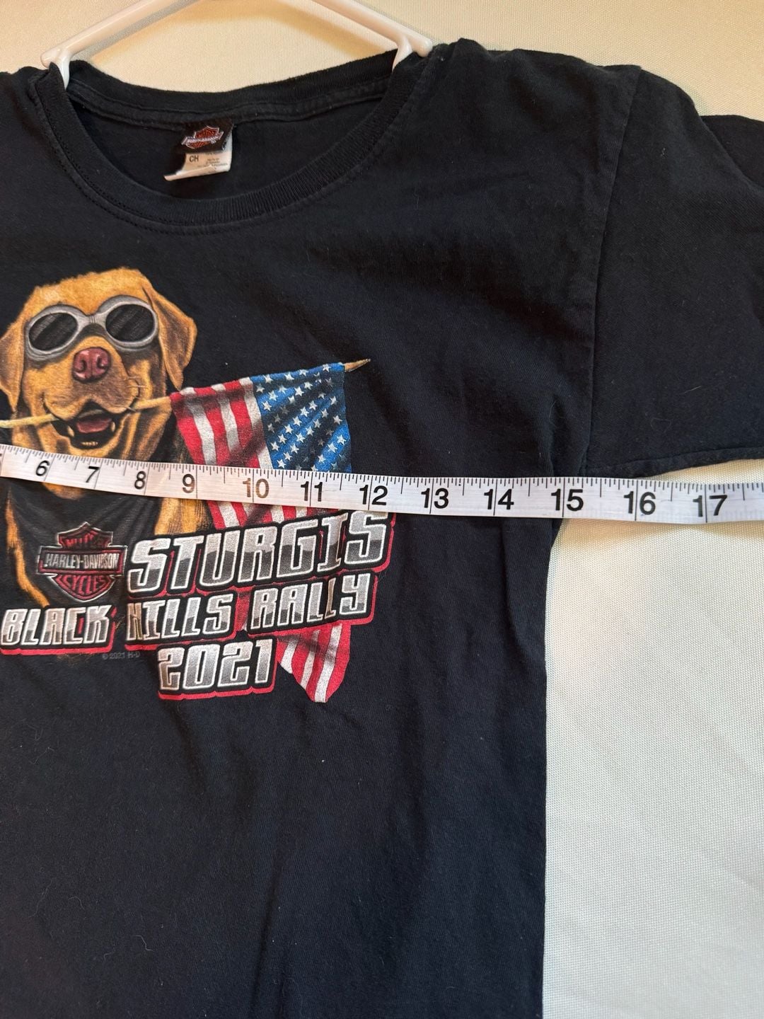 Harley Davidson Sturgis Black Hills Rally 2021 Motorcycle Graphic Tee Youth S 7