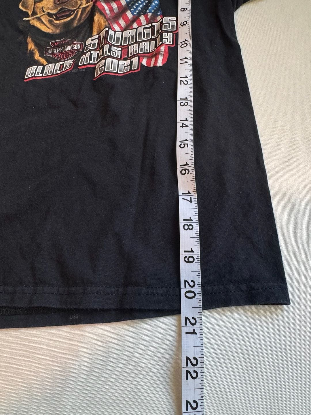 Harley Davidson Sturgis Black Hills Rally 2021 Motorcycle Graphic Tee Youth S 8