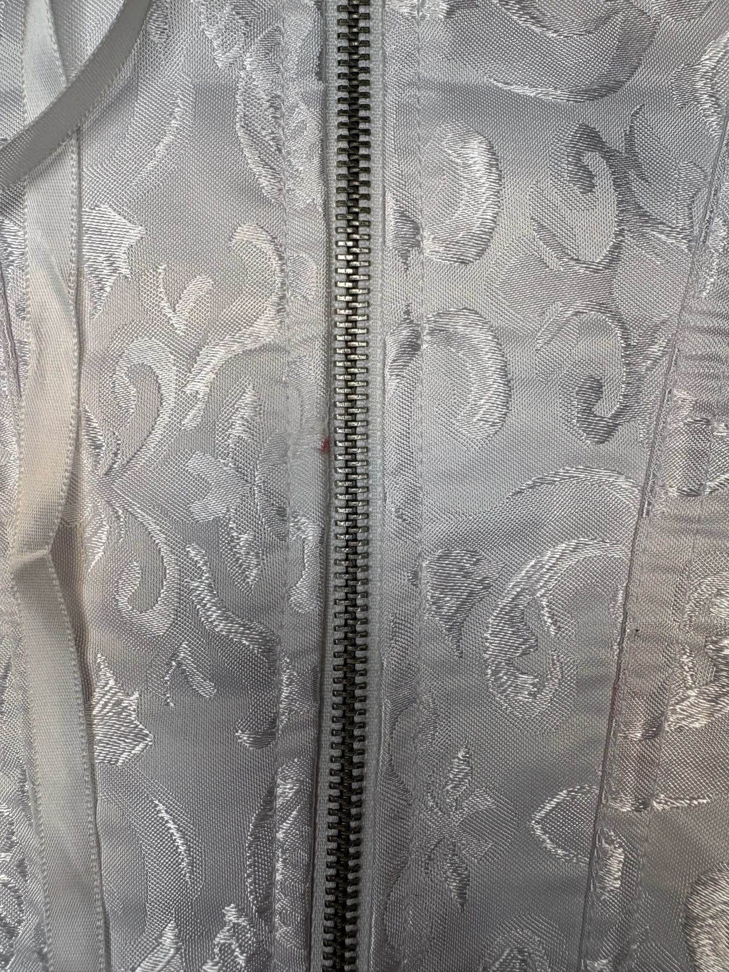 SPIRIT White Brocade Corset Size L 5