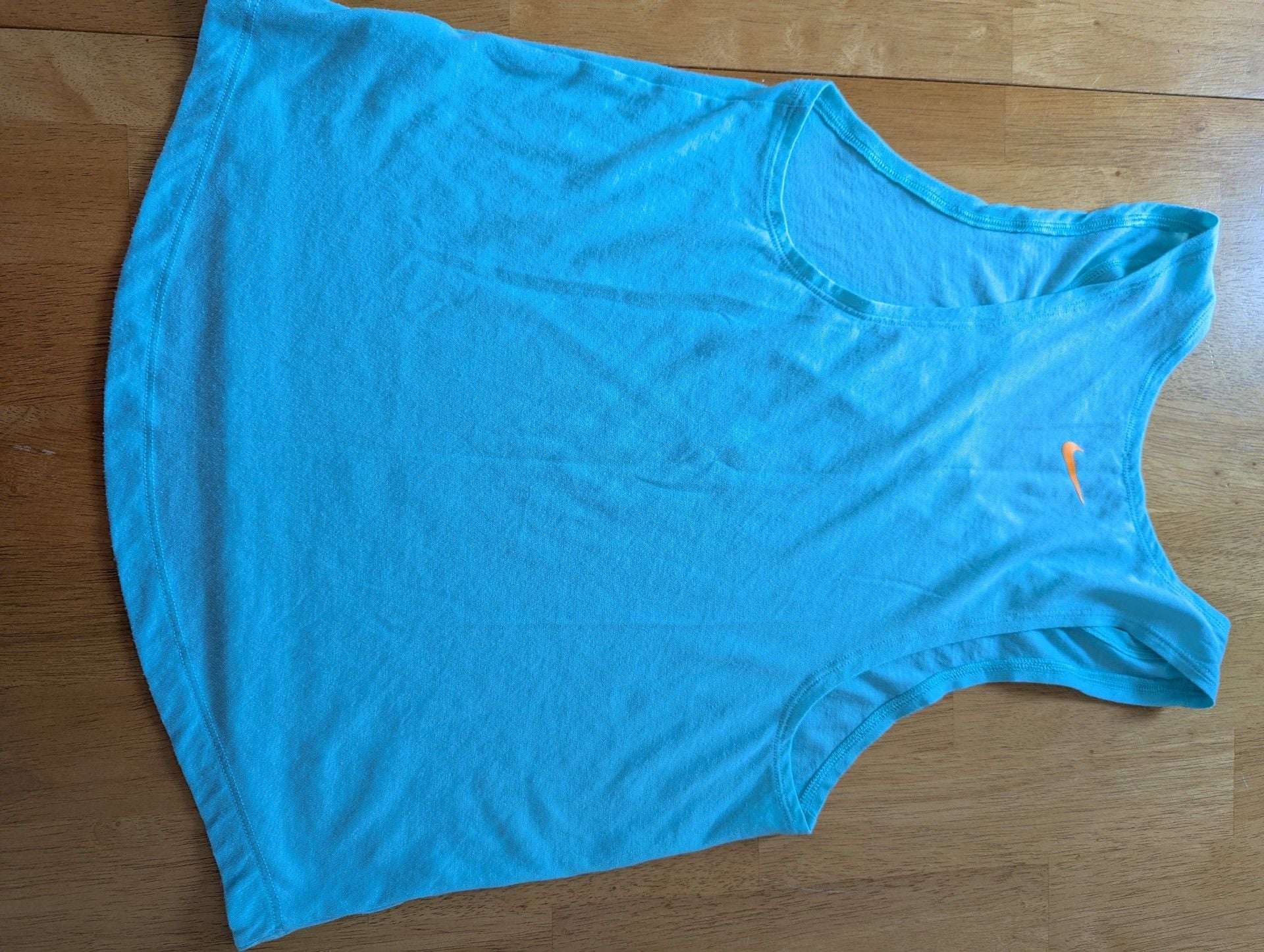 Nike Dri-FIT Tank Top Size XS Blue Just Do It Athletic Shirt 2