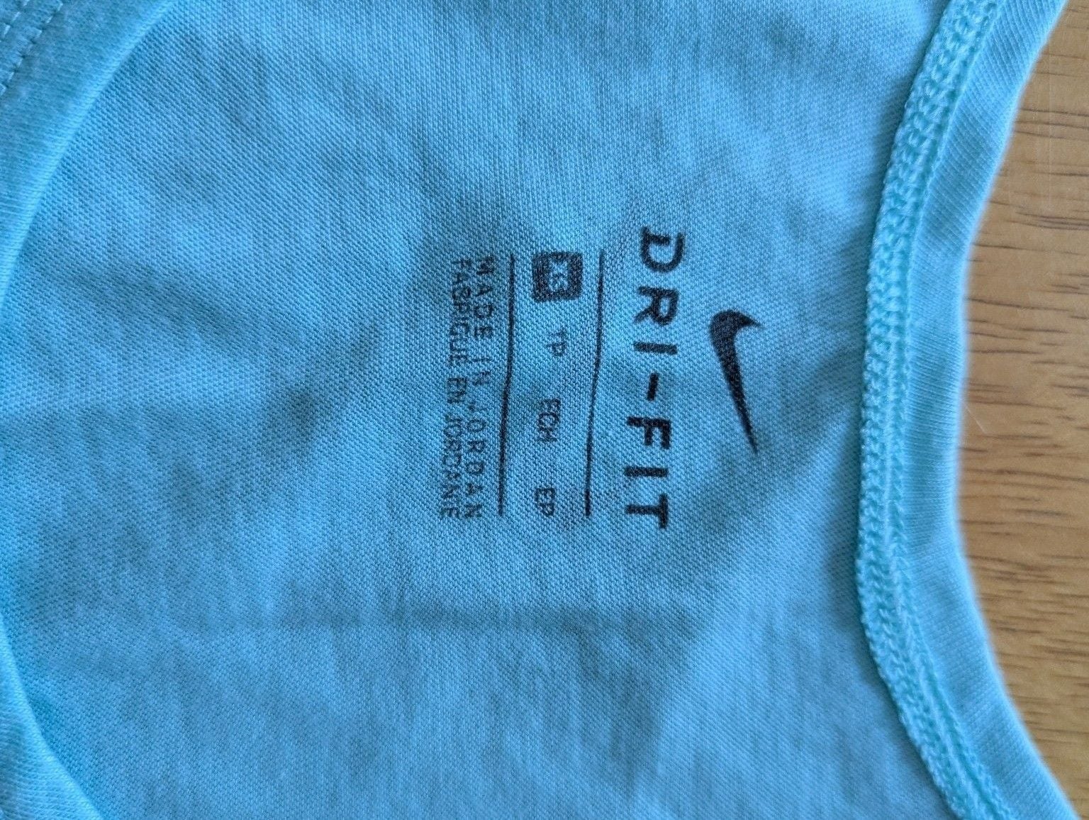 Nike Dri-FIT Tank Top Size XS Blue Just Do It Athletic Shirt 4