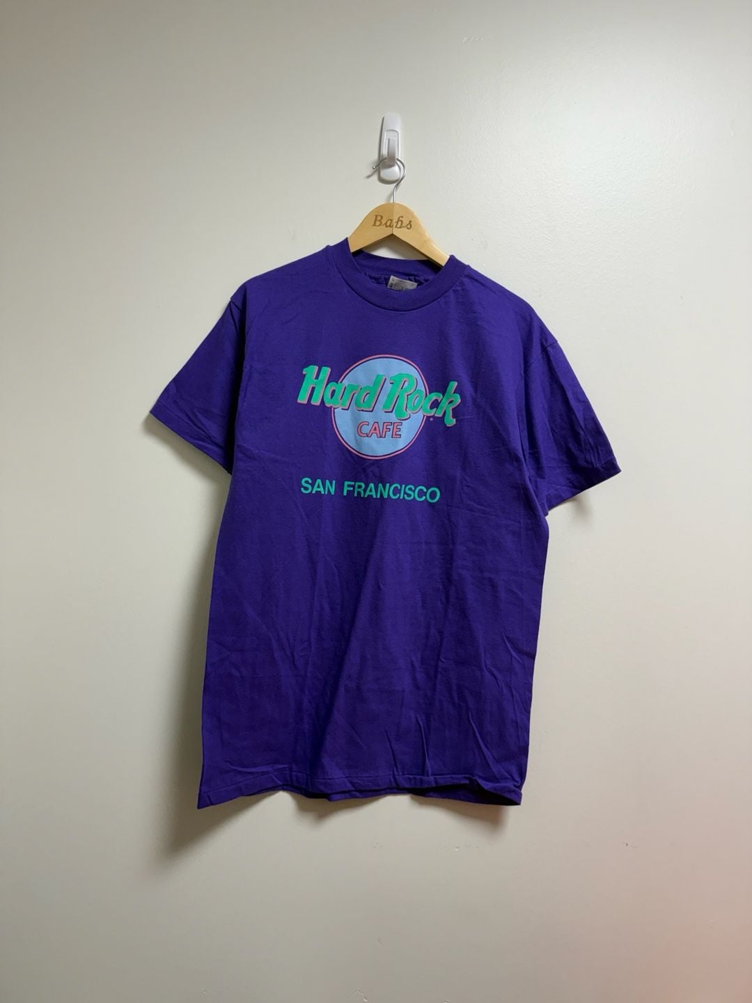 Hard Rock Cafe San Francisco T-Shirt Size L Purple Cotton 3