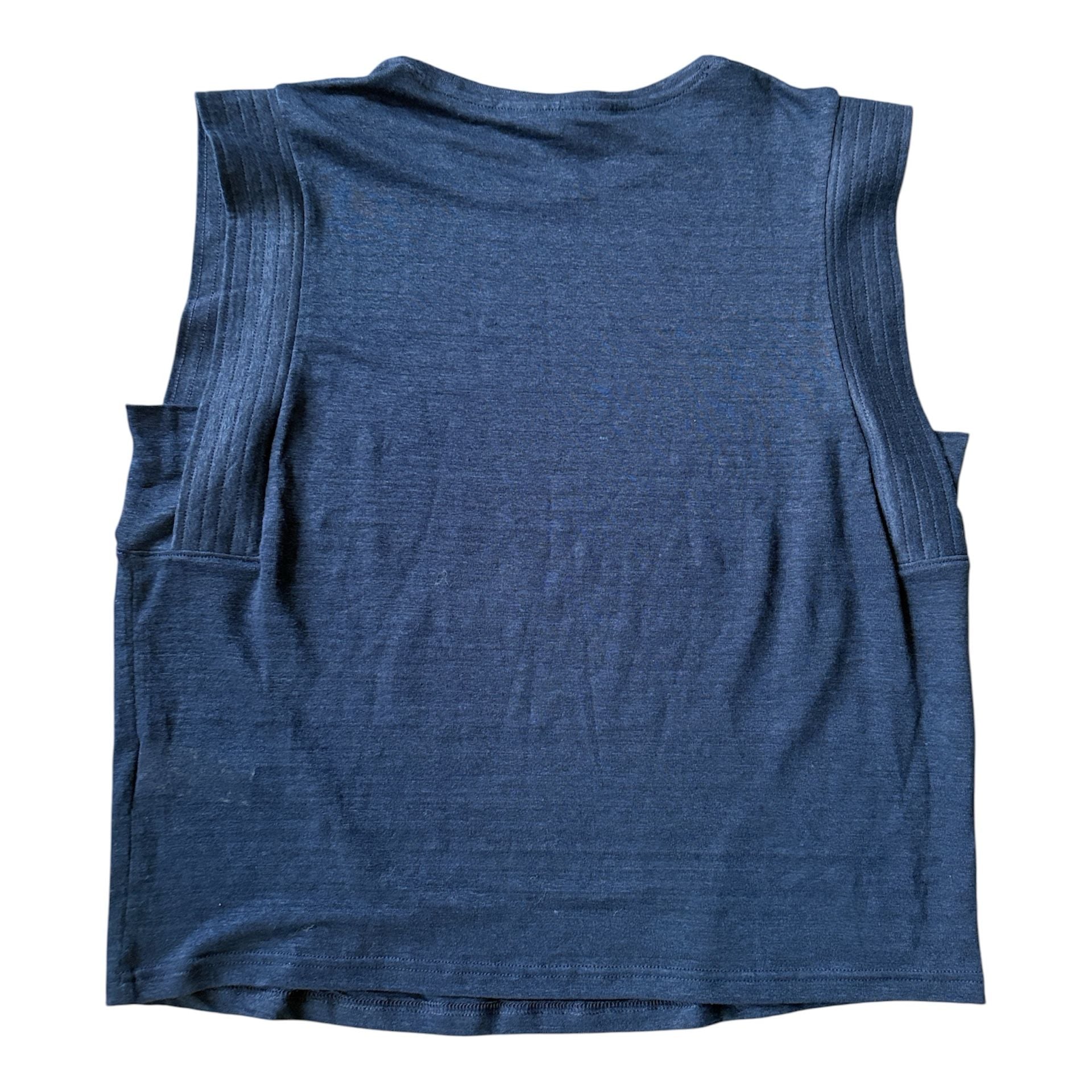 Banana Republic Linen Sharp Shoulder T-Shirt
Navy Size L. 5